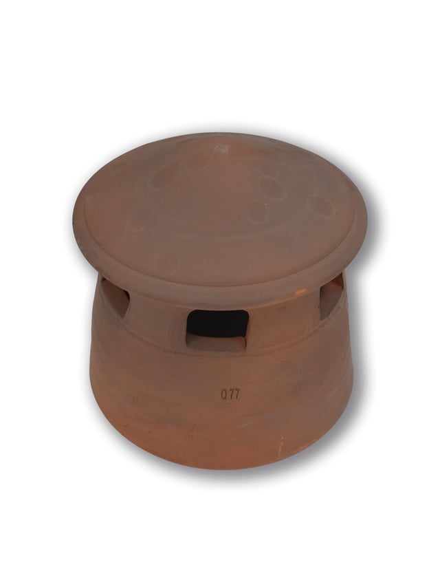 Lanterne Planum rouge rustique diamètre 160 mm, LA ESCANDELLA