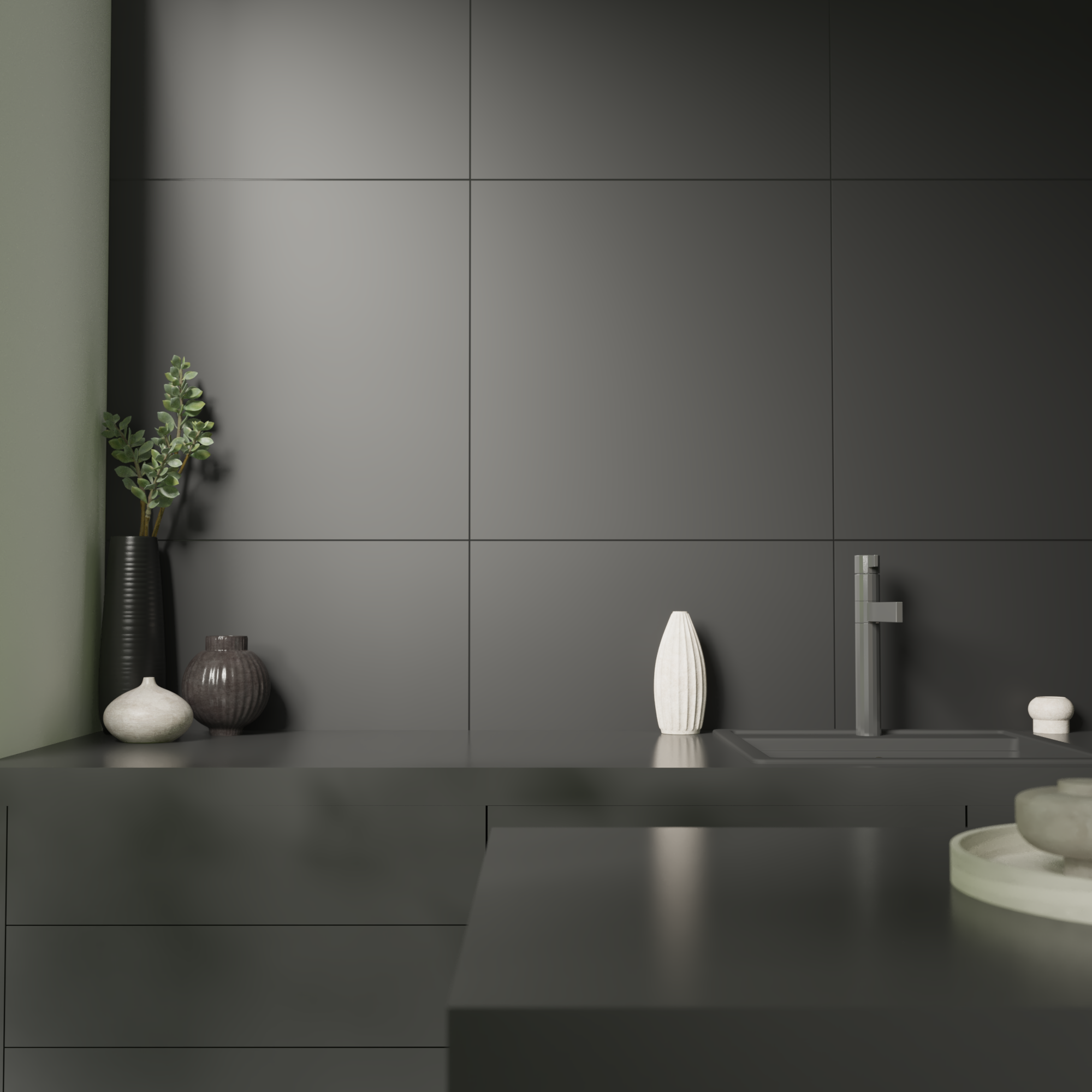 Pavimento e revestimento Artens Wilora Desing preto 60X60CM - 10