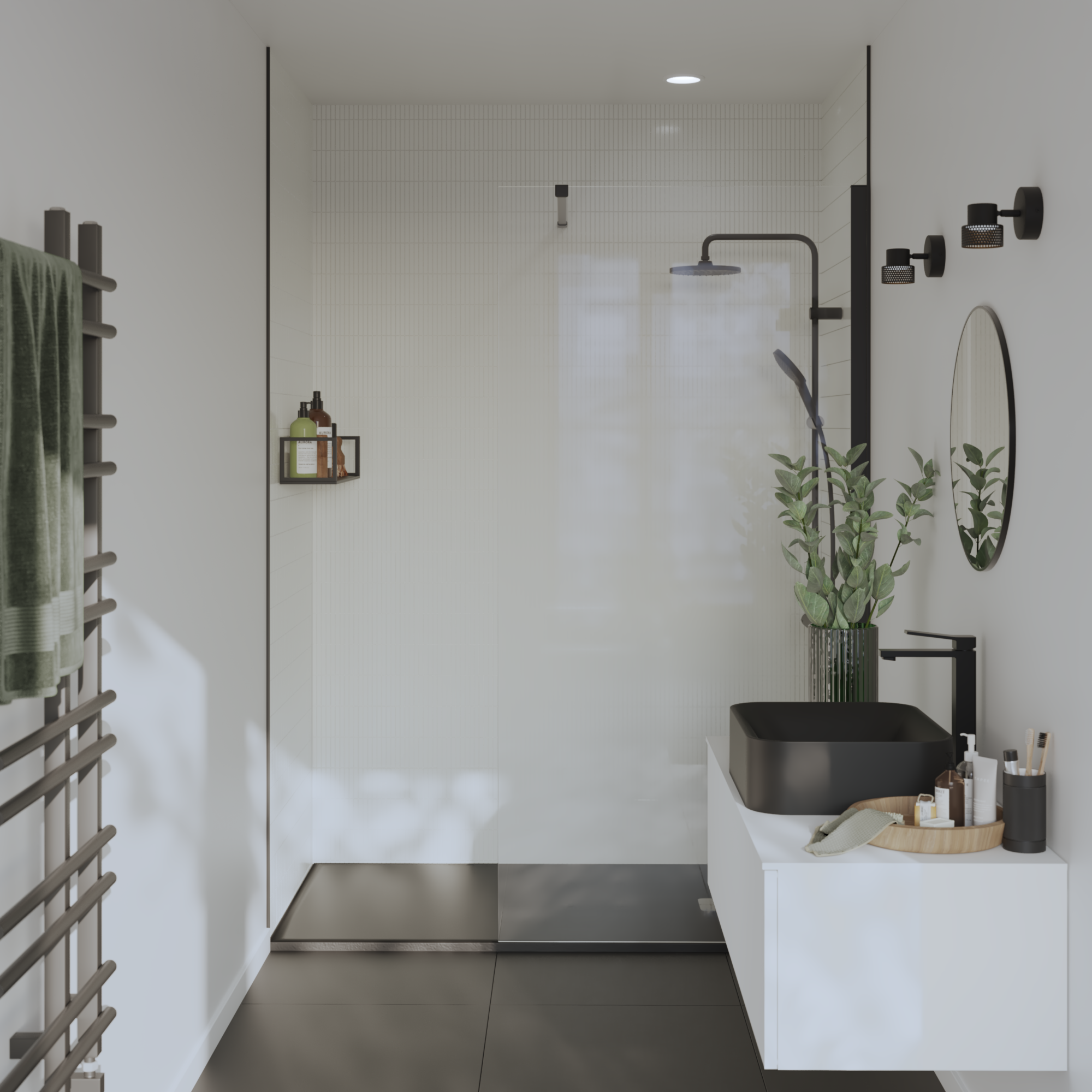 Pavimento e revestimento Artens Wilora Desing preto 60X60CM - 11