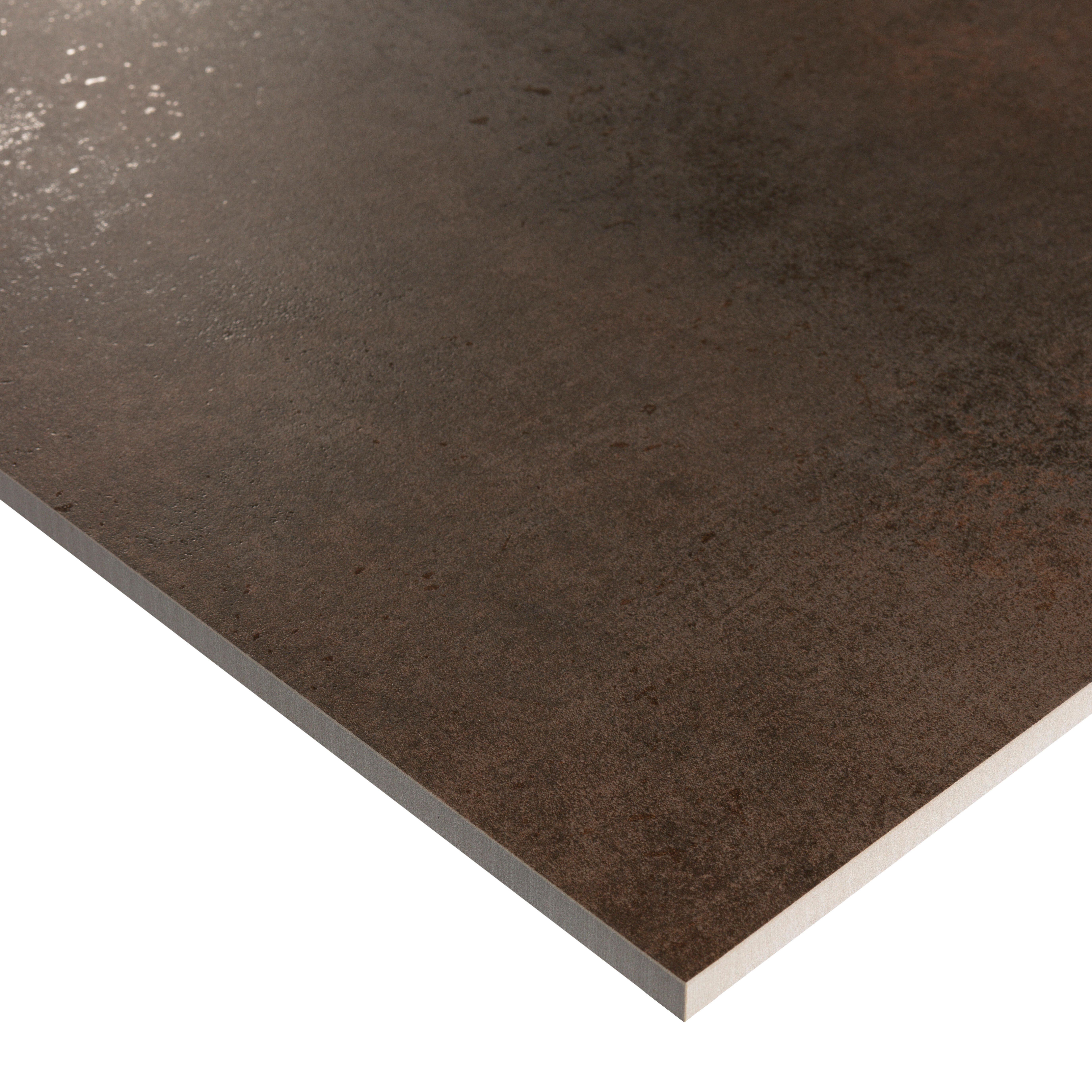 Piastrella da pavimento e rivestimento interno in gres porcellanato 59.8 x 119.8 cm rettificato smaltato marrone opaco Halb R9 traffico intenso (pei 4/5) Sp. 9 mm 1.44 mq - 7