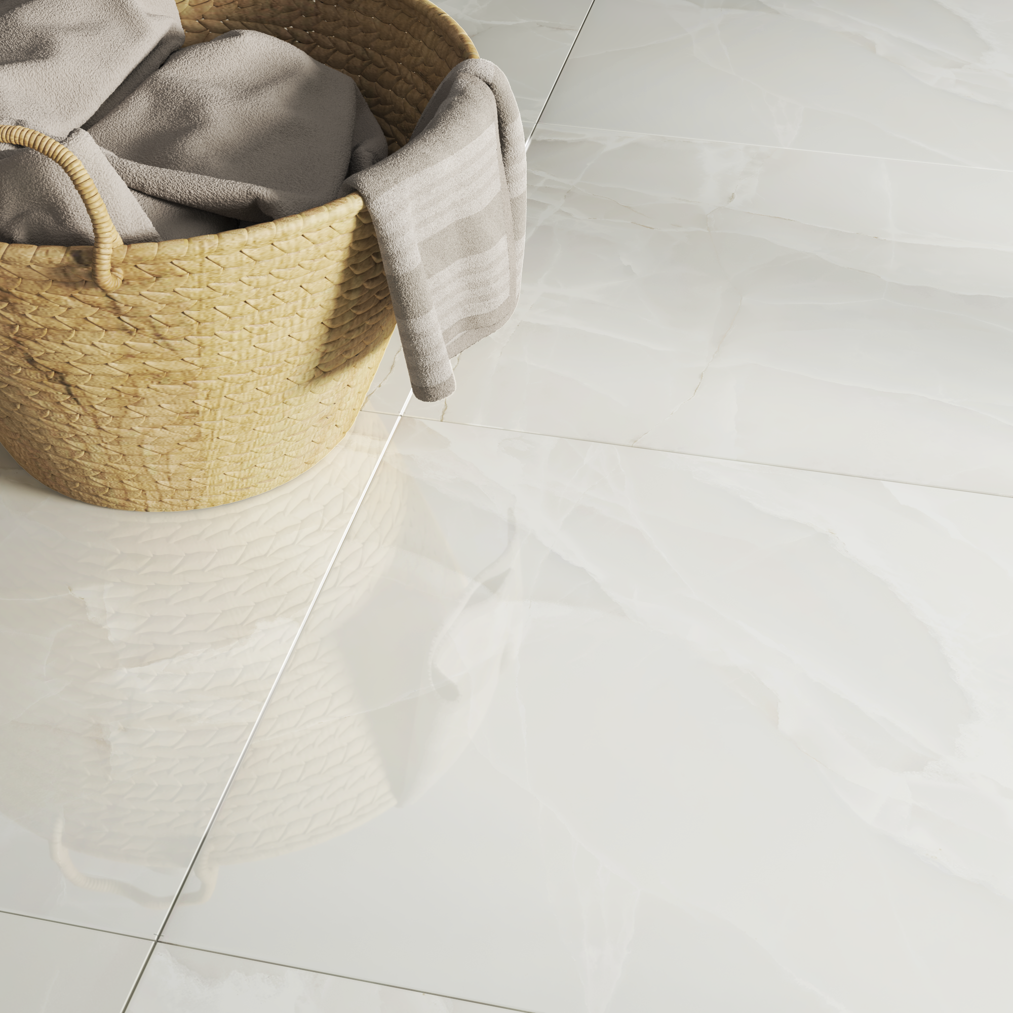 Suelo/azulejo porcelánico altea efecto mármol blanco 60x120 cm artens