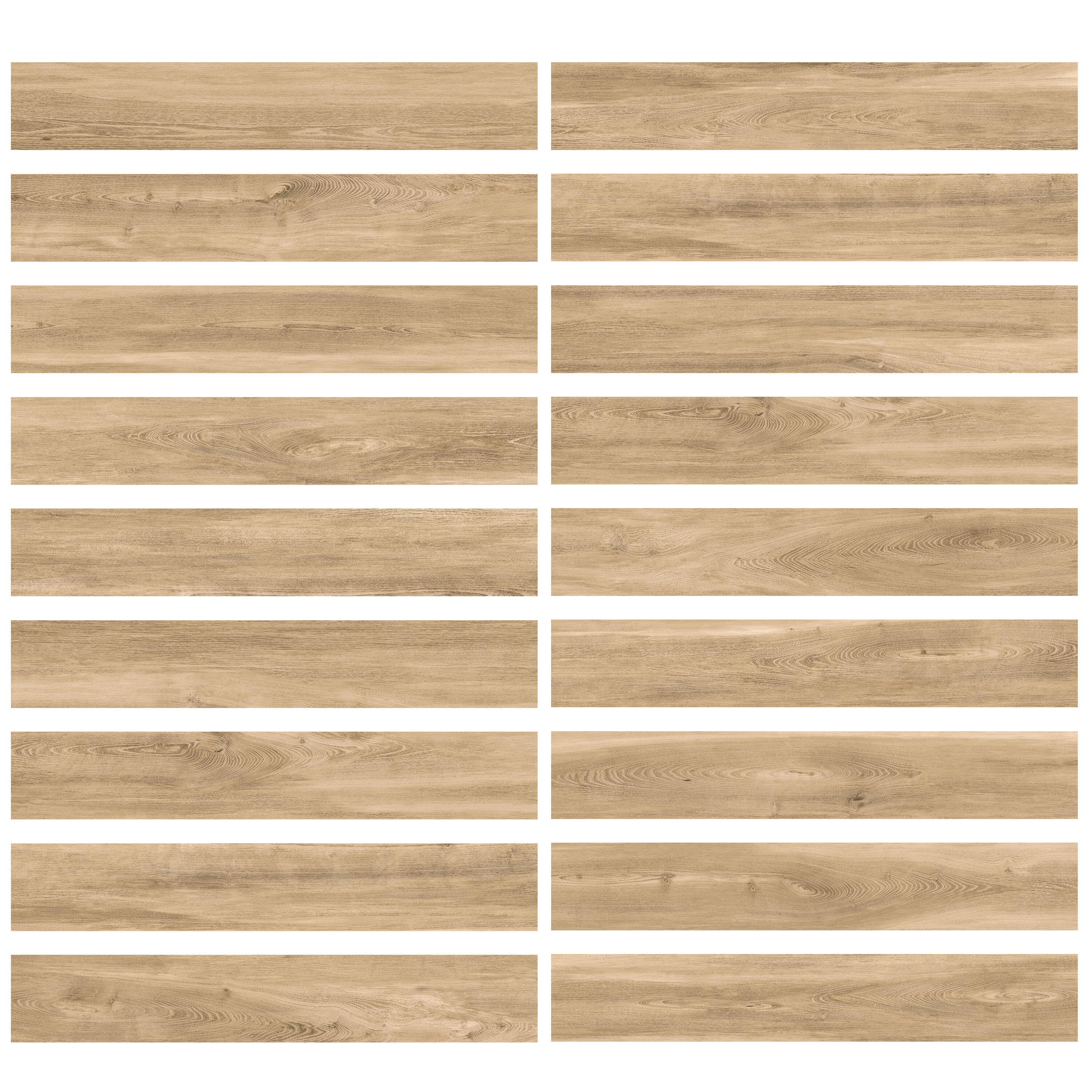 Carrelage sol intérieur/mur intérieur effet bois beige Balade l.20 x L.120 cm - 8