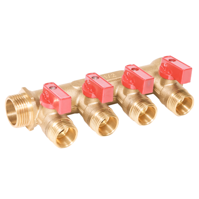 Collecteur 4 voies à visser pour multicouche 3/4