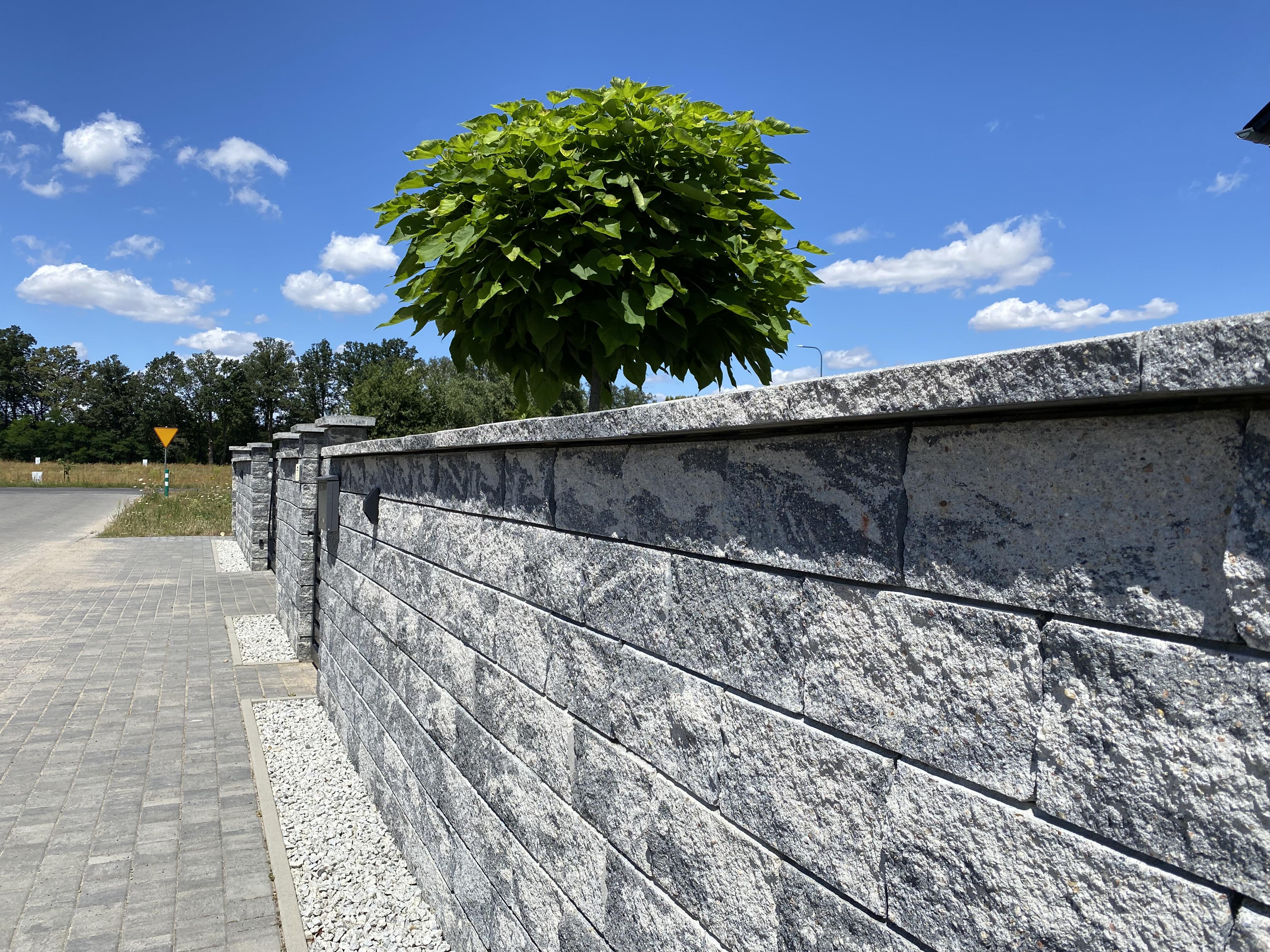 Pustak ścienno-cokołowy 20x19.5x19 cm 3stronnie łupany Onyx Ziel-Bruk - 8
