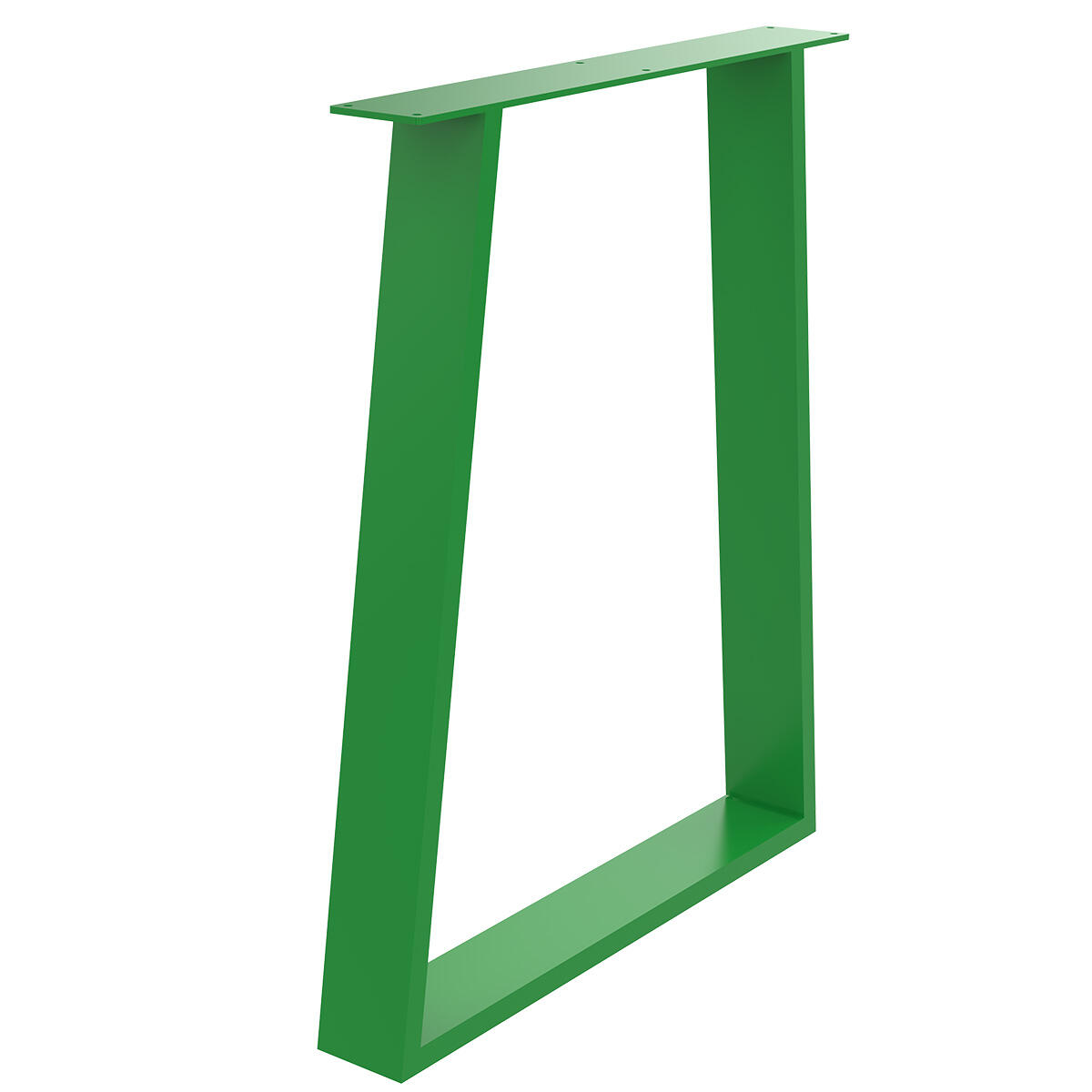 Gambe Per Tavolino Da Caffè Simple Light - Acciaio Grezzo Laccato, Profilo 60x20mm, 40x43cm, Set Di 2 Gambe Moderne - Foto 3