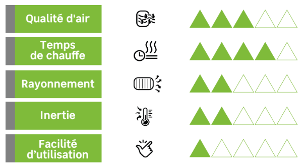 Radiateur électrique à inertie sèche TAO HEALLUX 1000W - 5