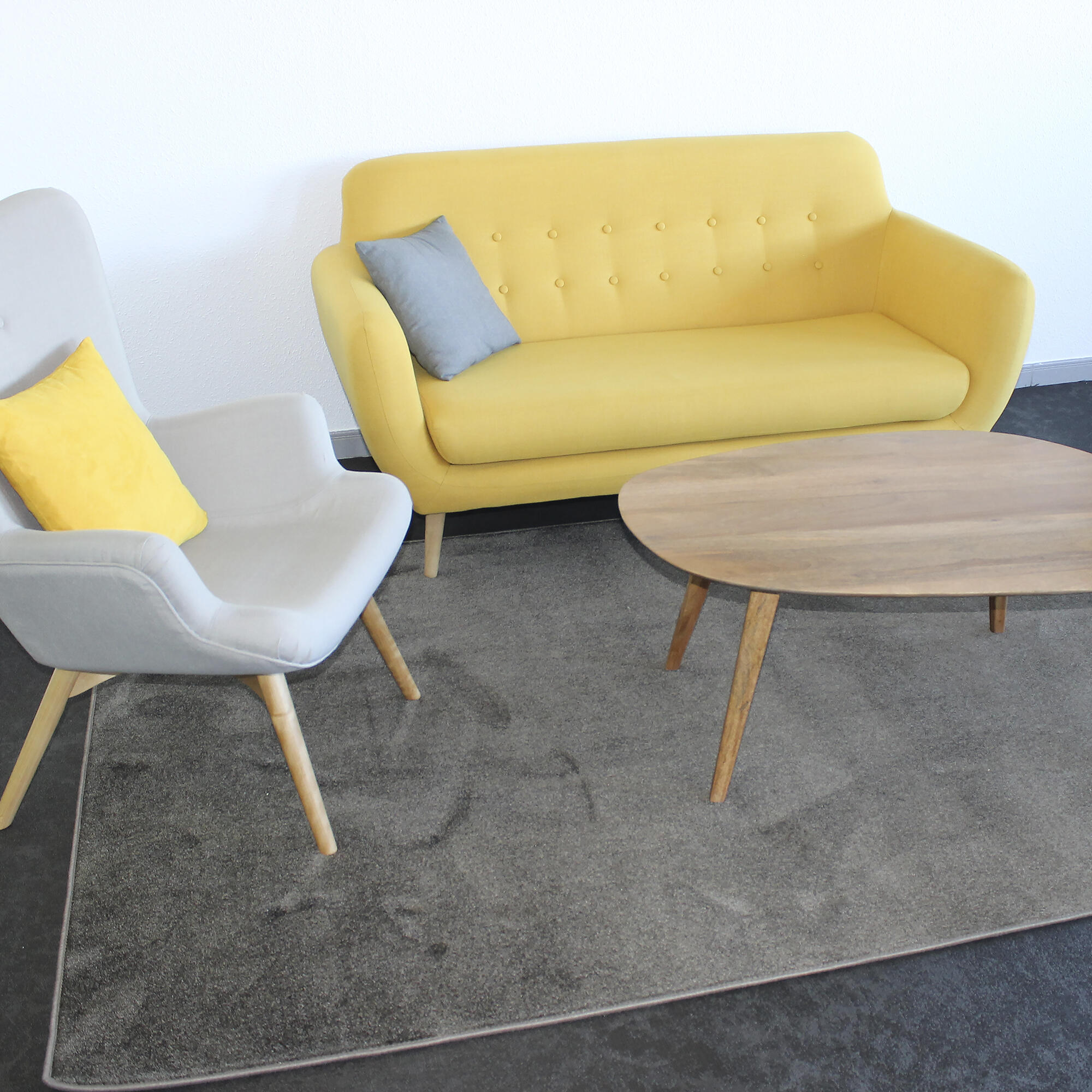 Alfombra de poliamida tesilk marrón 170x200cm