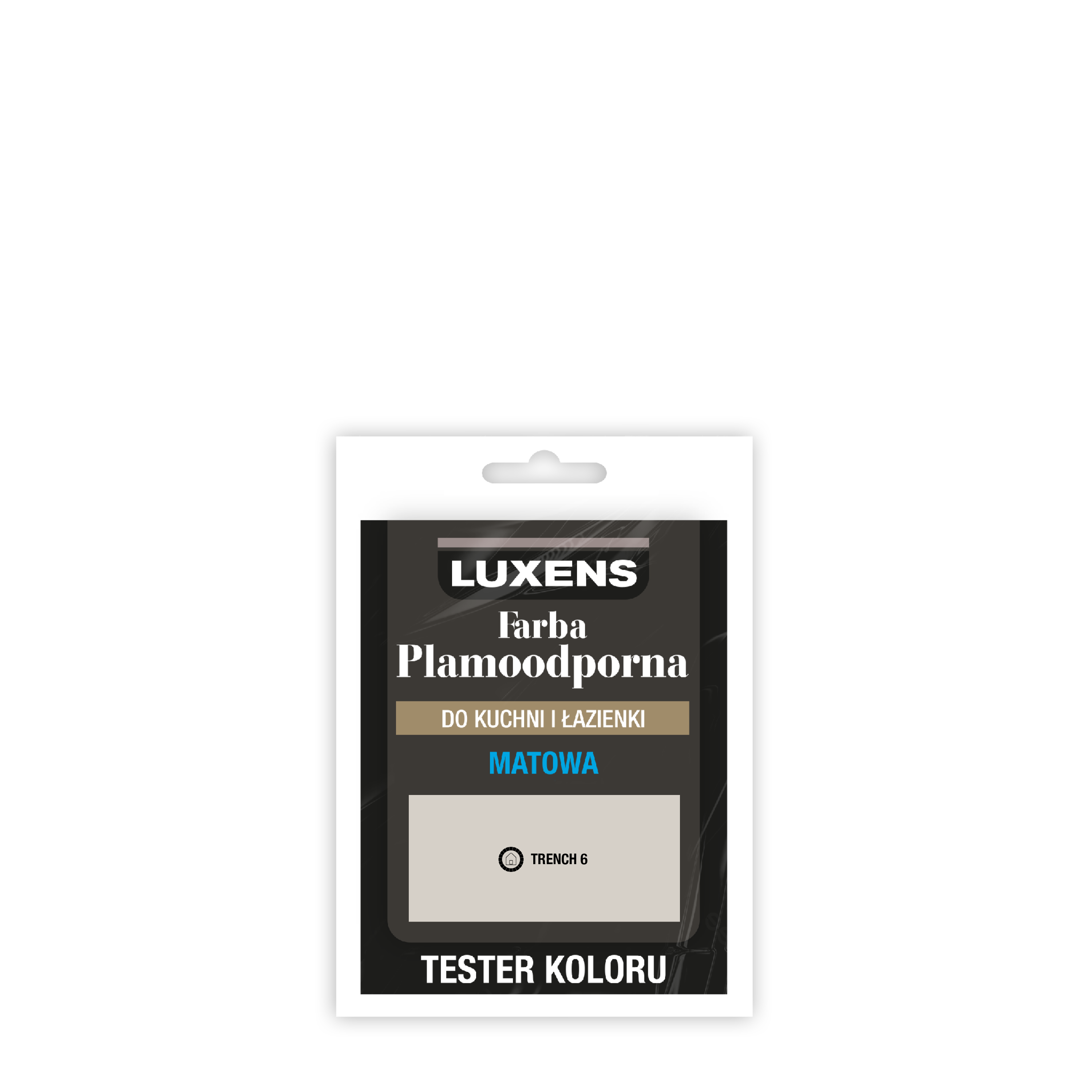 Tester farby Luxens Plamoodporna do kuchni i łazienki Trench 6 25 ml - 7