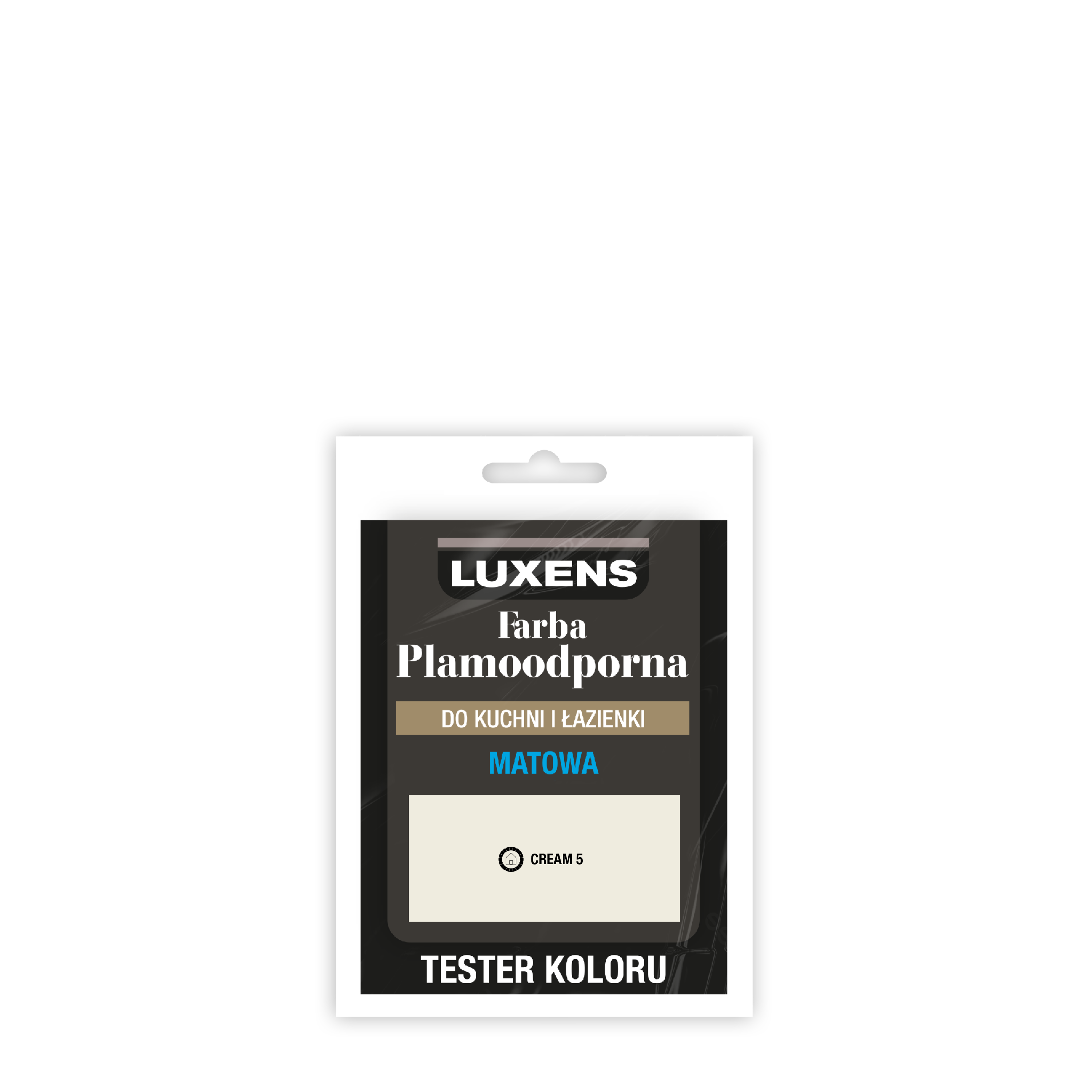 Tester farby Luxens Plamoodporna do kuchni i łazienki Cream 5 25 ml - 7