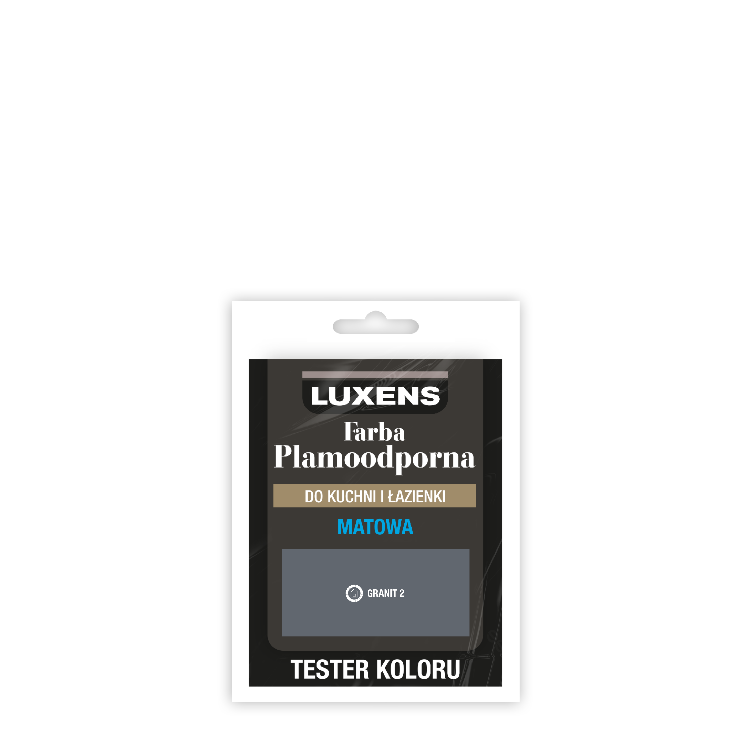 Tester farby Luxens Plamoodporna do kuchni i łazienki Granit 2 25 ml - 6