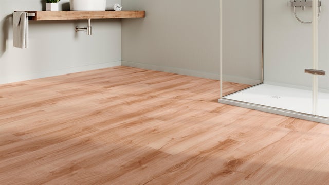 Pavimento cerâmico Harmony Zaragoza 22,5x90 cm madeira bege