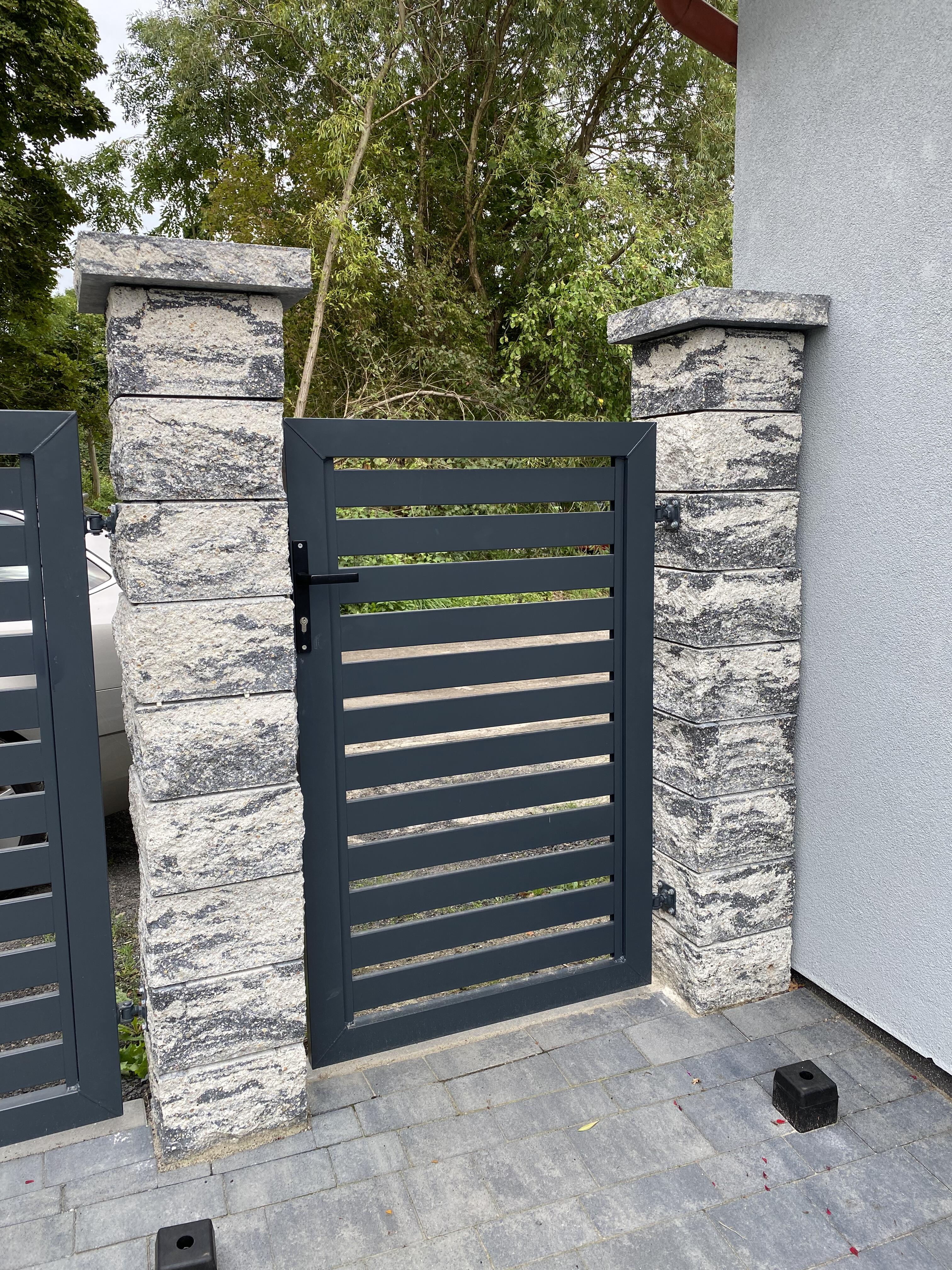 Pustak ścienno-cokołowy 20x19.5x19 cm 3stronnie łupany Onyx Ziel-Bruk - 6