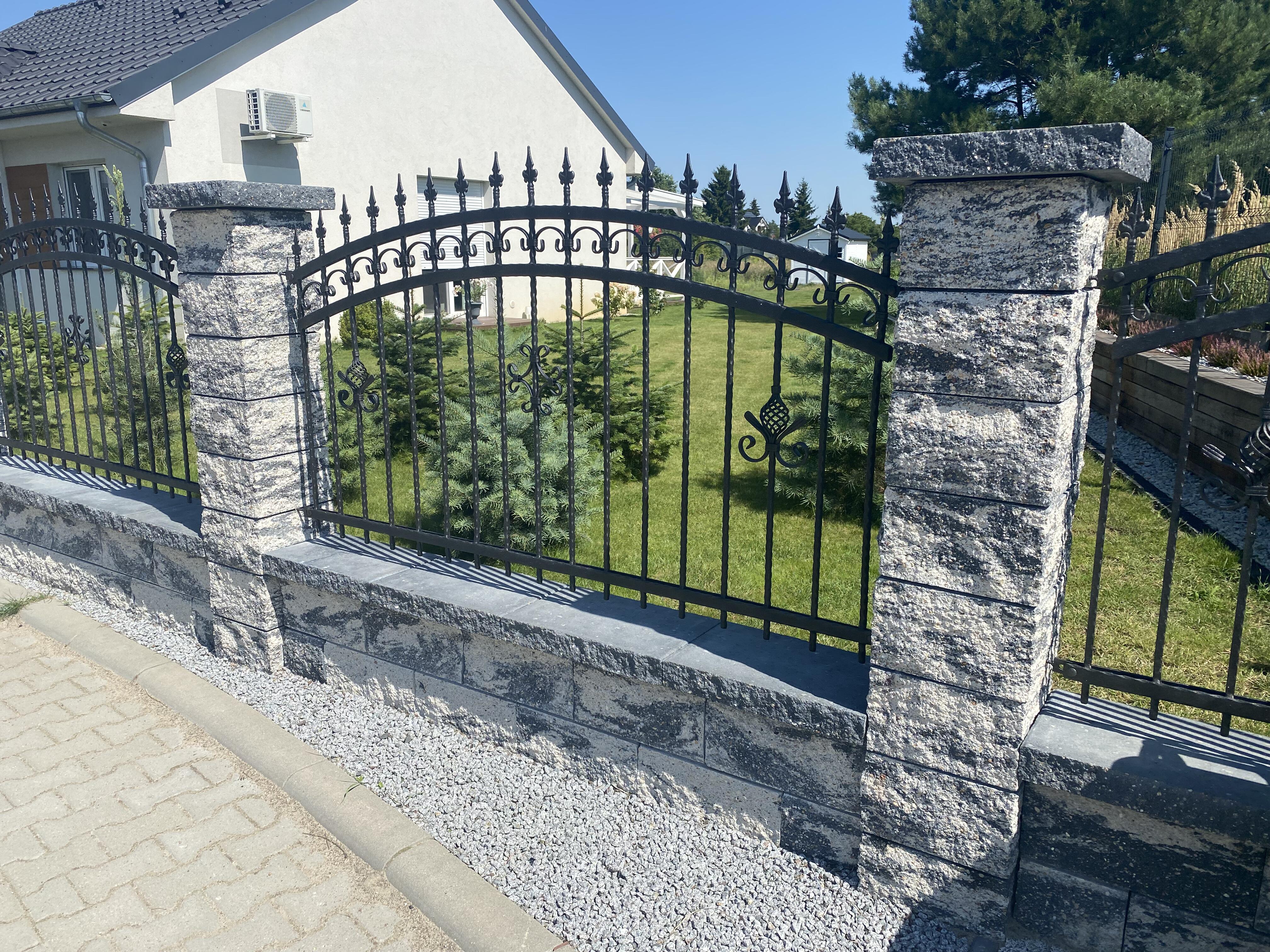 Pustak ścienno-cokołowy 20x19.5x19 cm 3stronnie łupany Onyx Ziel-Bruk - 5