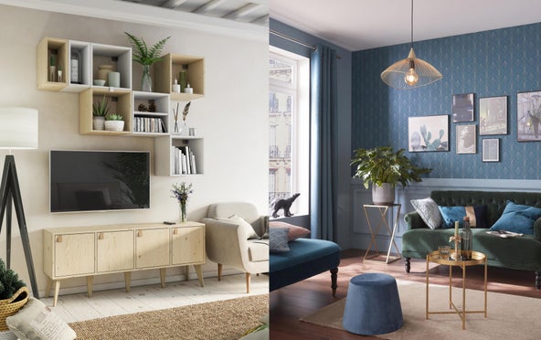 Architecte d’intérieur en phase de conception