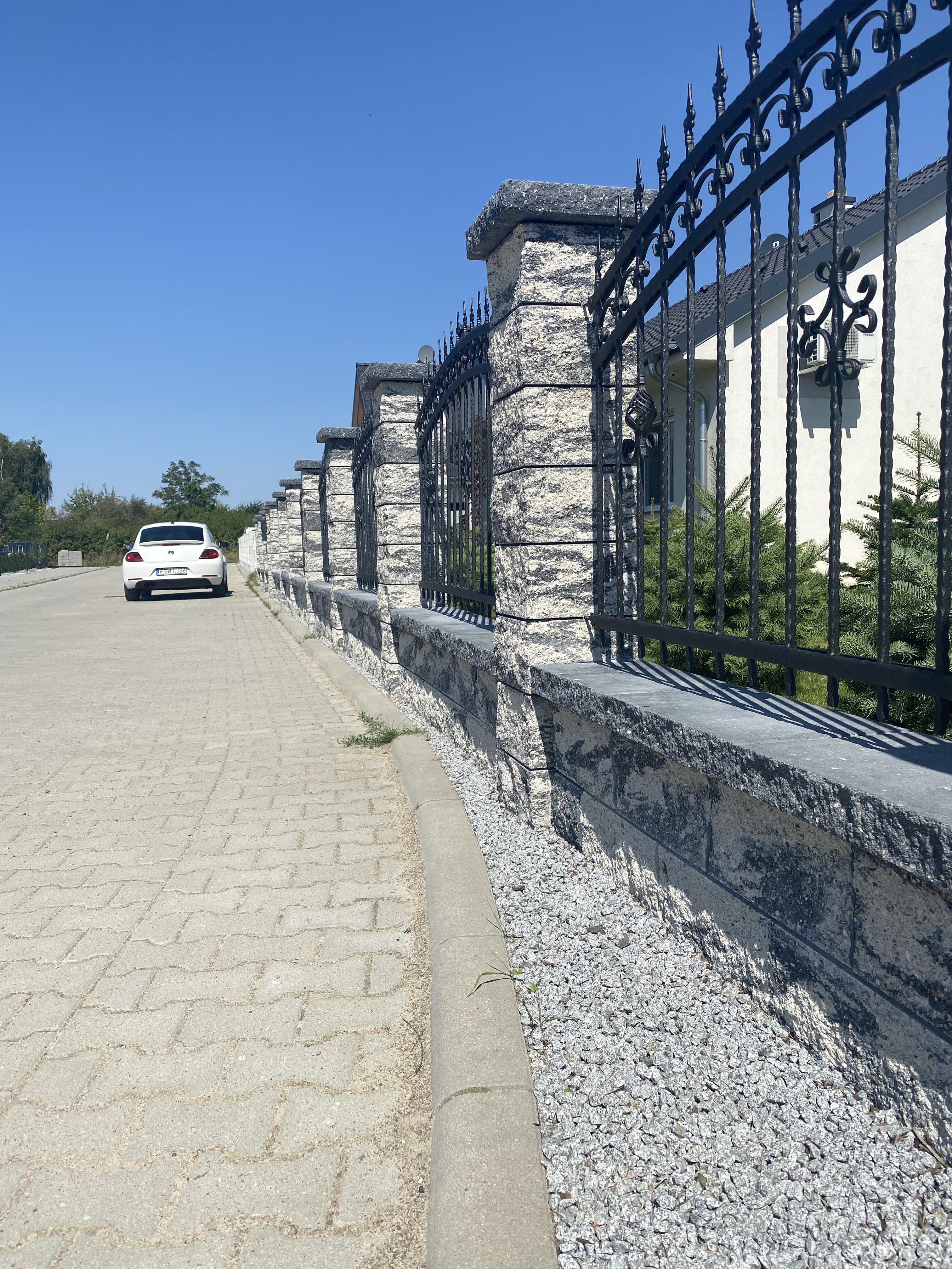 Pustak ścienno-cokołowy 20x19.5x19 cm 3stronnie łupany Onyx Ziel-Bruk - 2