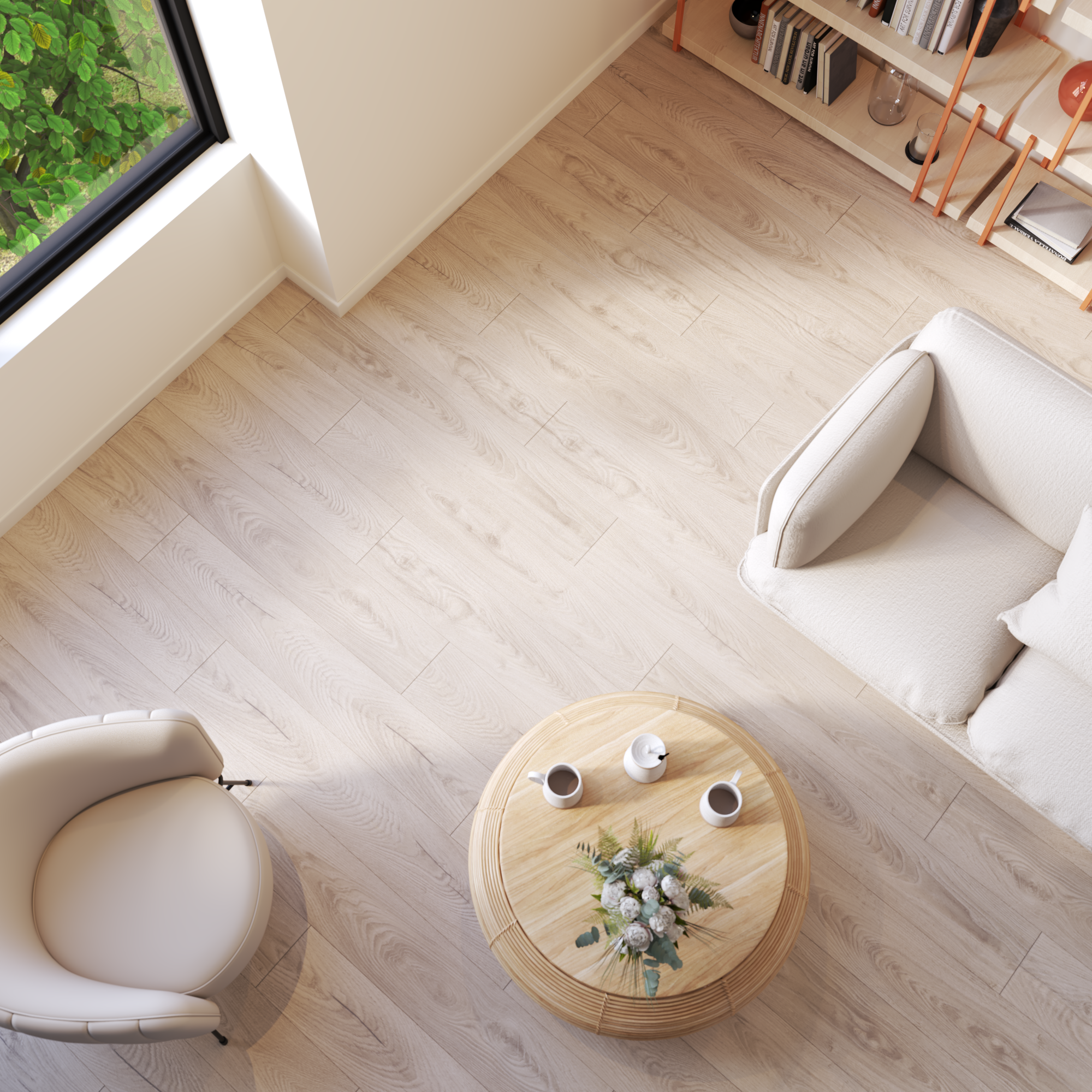 Suelo laminado forte 8mm omedo efecto madera natural ac4 bg215 artens
