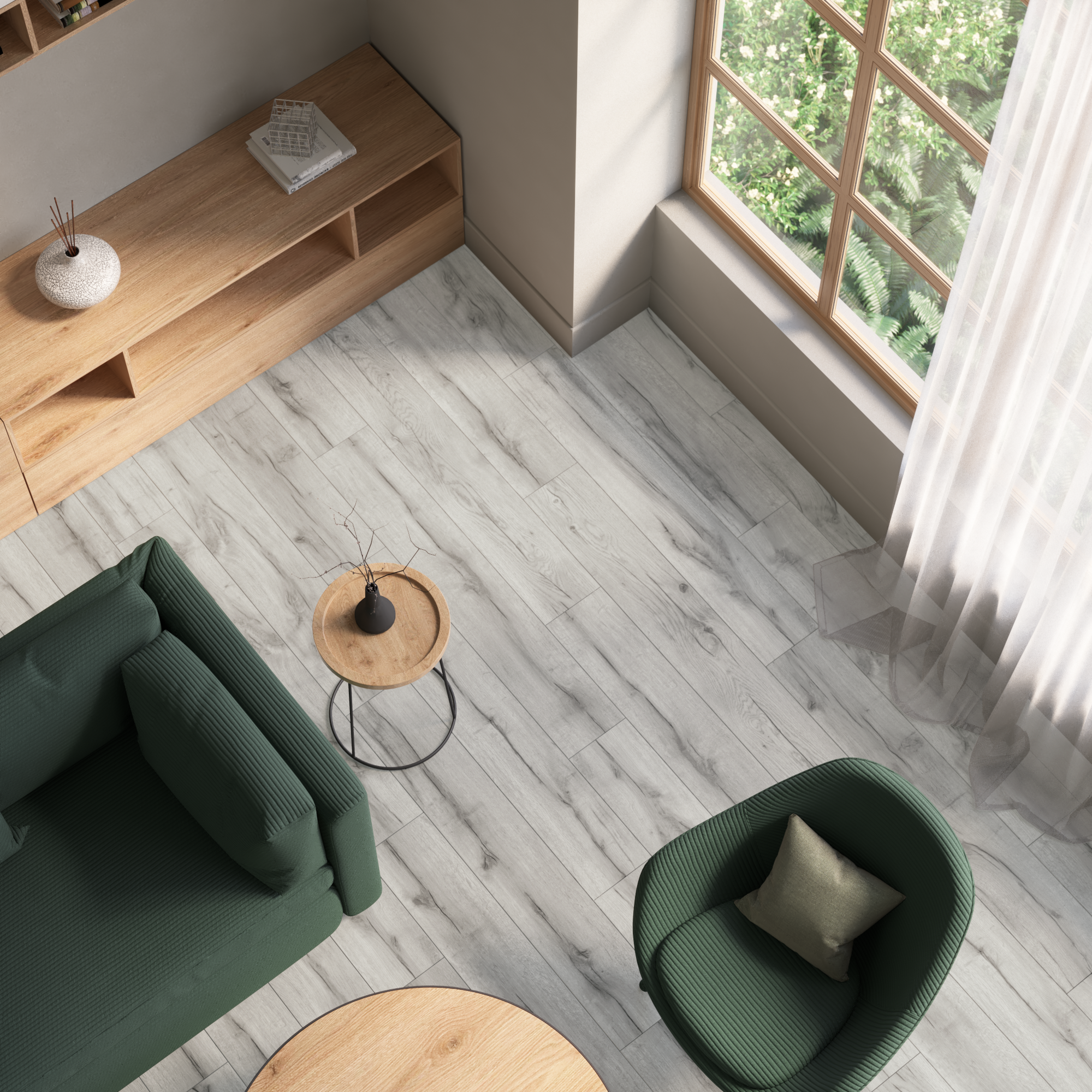Panele podłogowe laminowane wodoodporne AC5 8 mm Artens Rondeau 2 szare drewno - 8