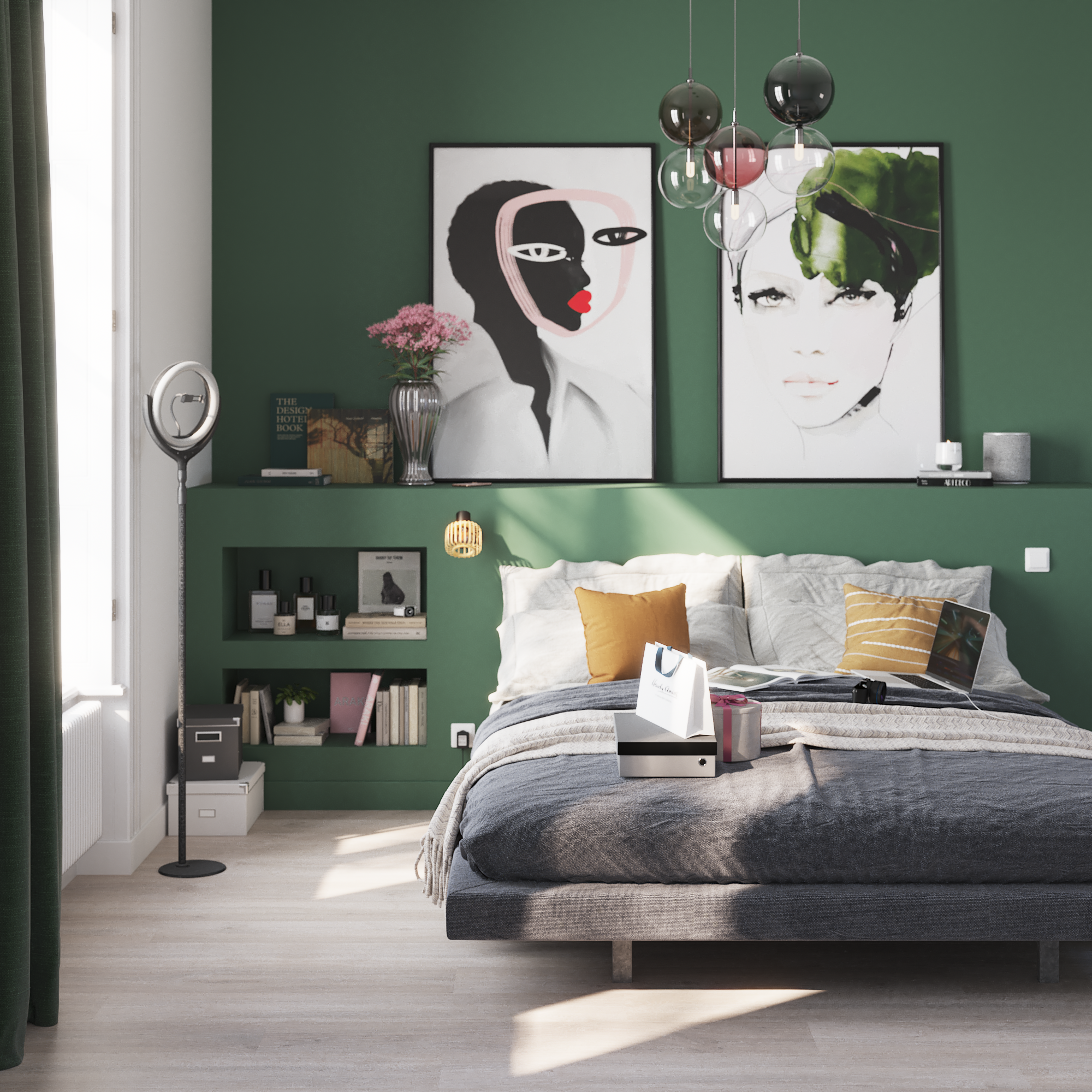 Pavimento flutuante laminado intenso 8 mm Artens Albany - 8