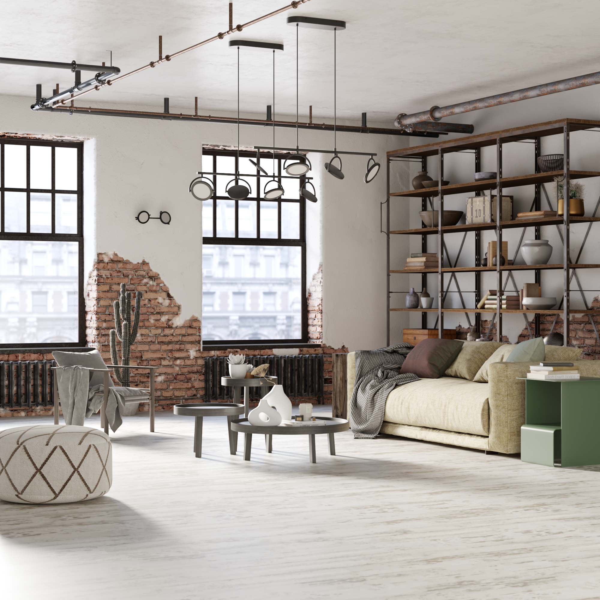 Suelo laminado intenso 8mm Messina efecto madera blanca AC5 BL005 ARTENS - 7