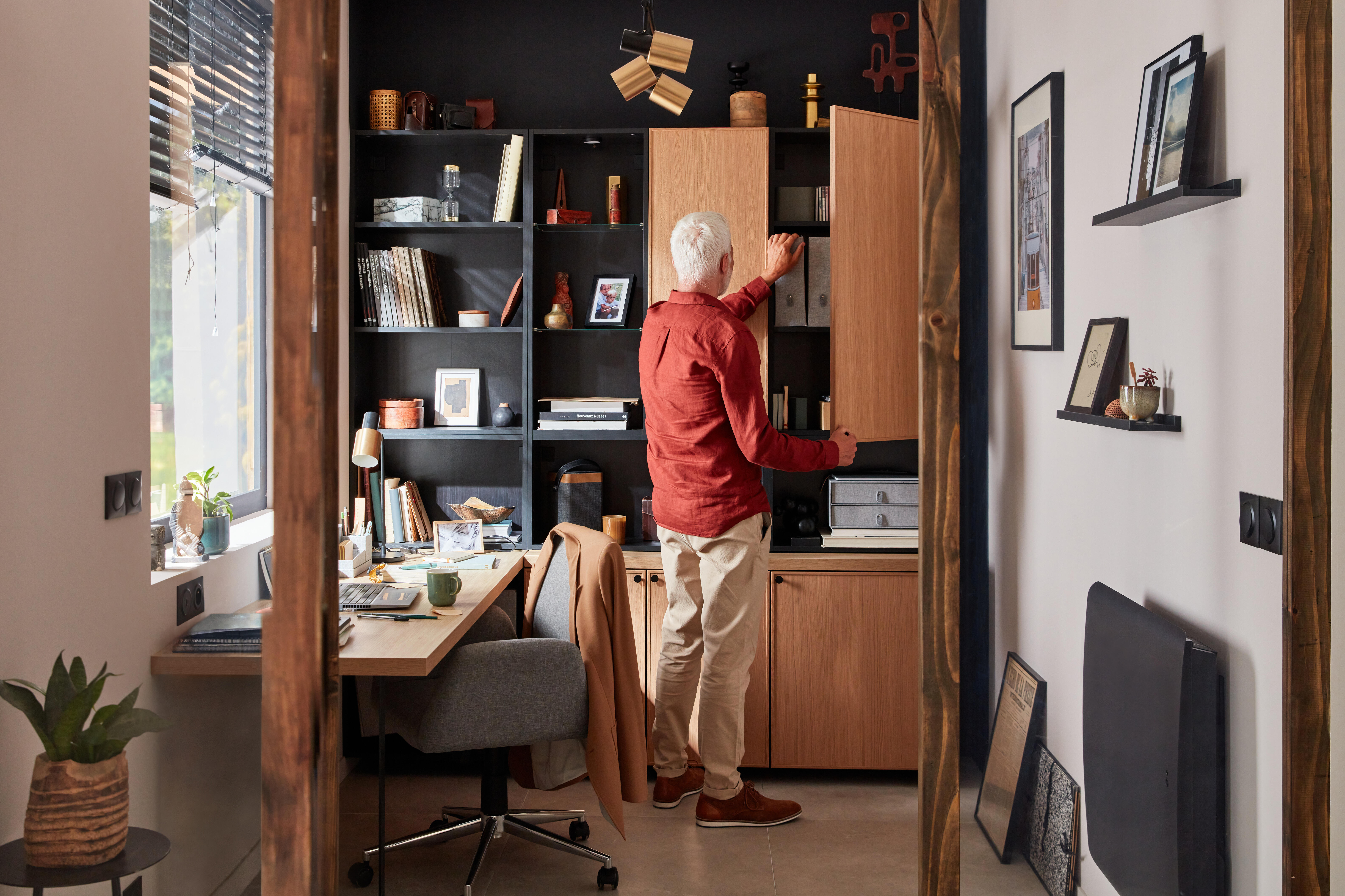 Peinture mur, boiserie lin intense satin DULUX VALENTINE Crème de couleur 2.5L - 3