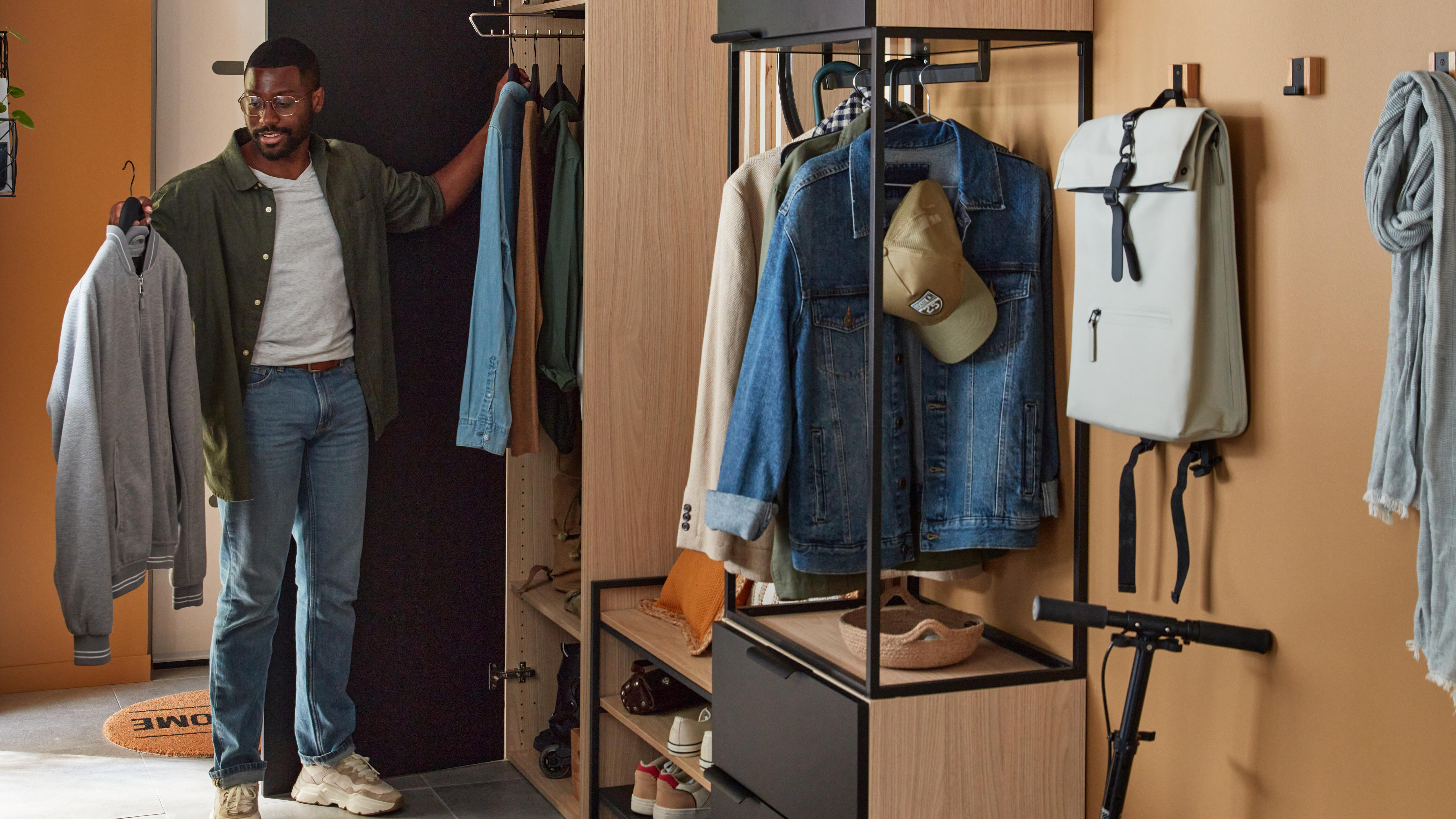 Caisson SPACEO Evo'M effet Chêne H.64 X L.60 X P.38 cm - 5