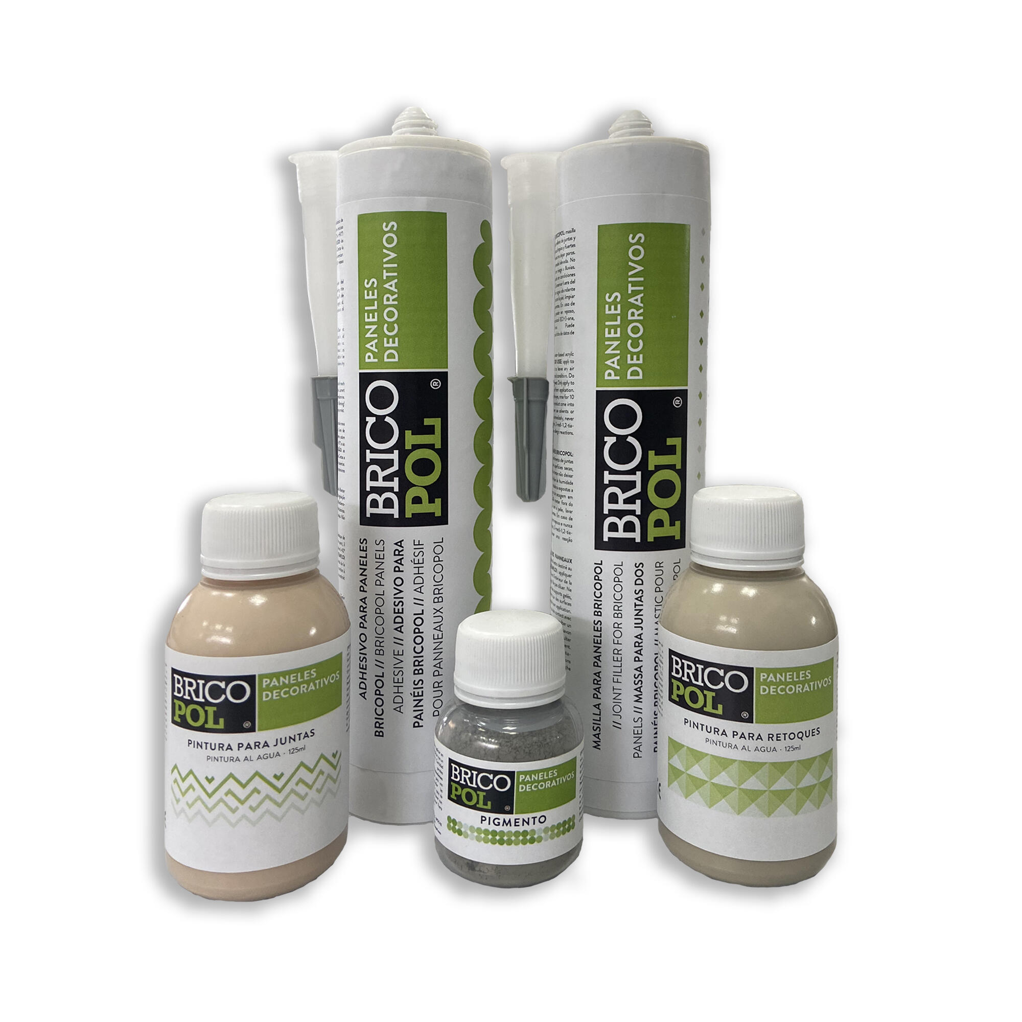 Kit montaje panel decorativo bricopol laja fina multicolor