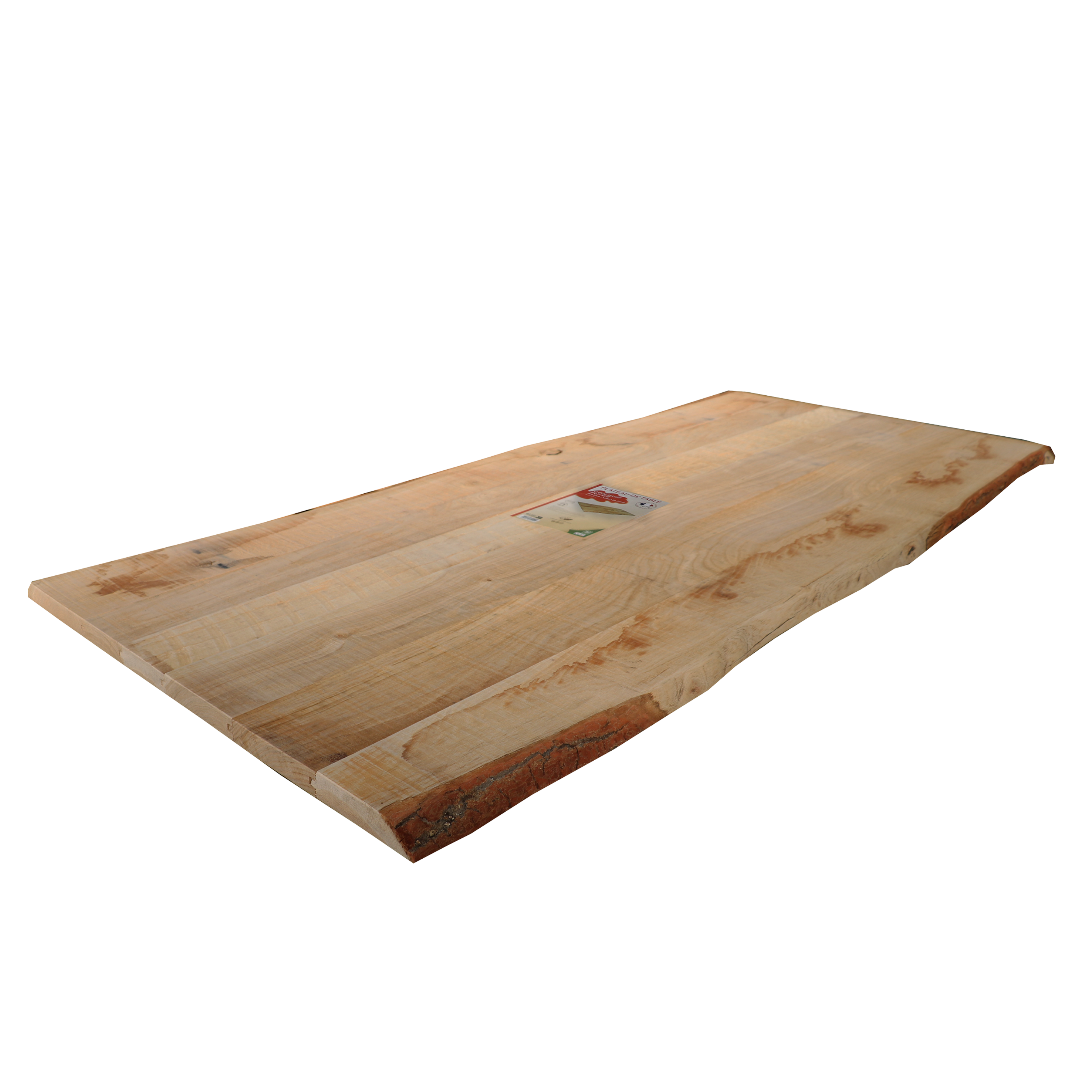 Plateau de table chêne massif brut scié, L.160 x l.80 cm x Ep.27 mm - 4