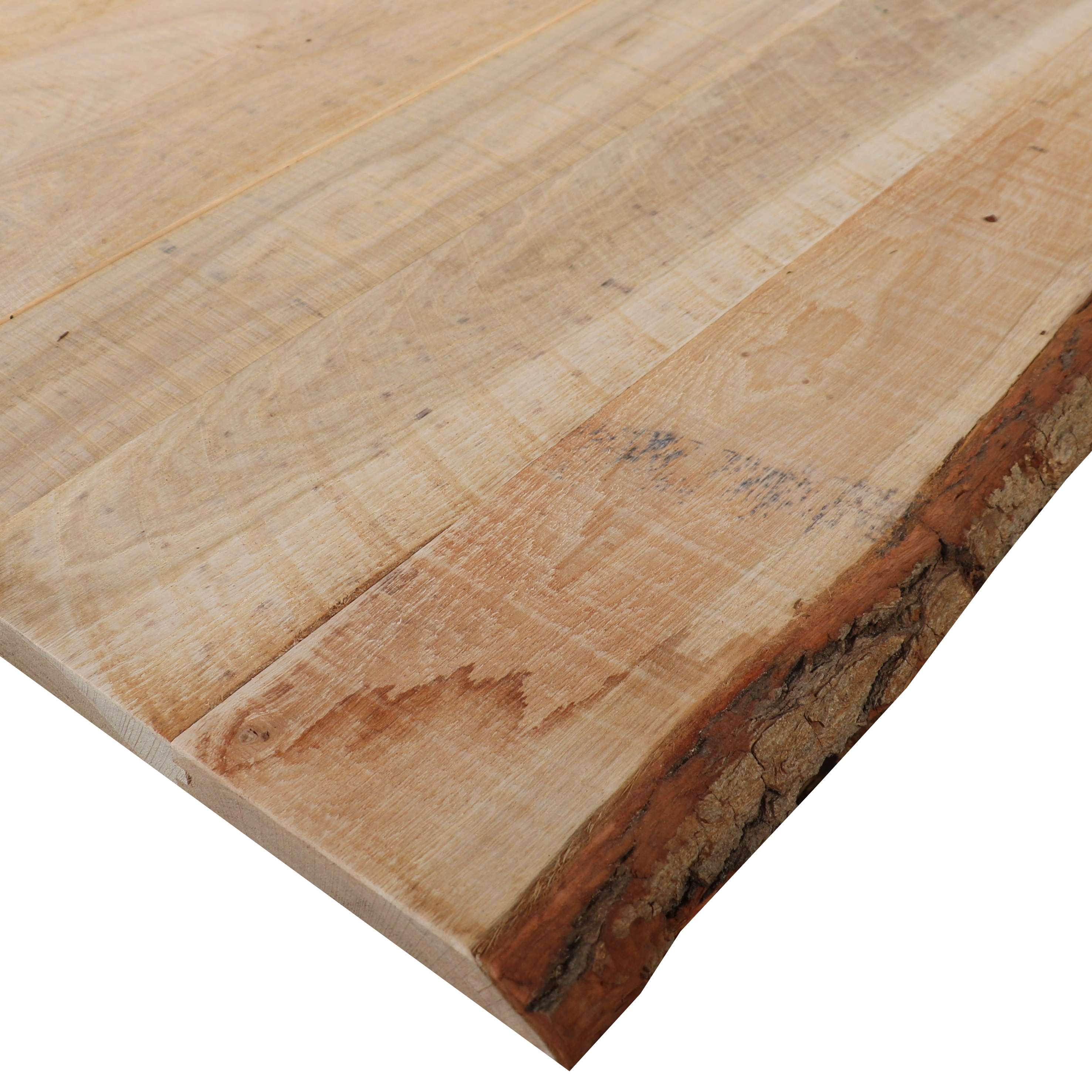 Plateau de table chêne massif brut scié, L.160 x l.80 cm x Ep.27 mm - 3