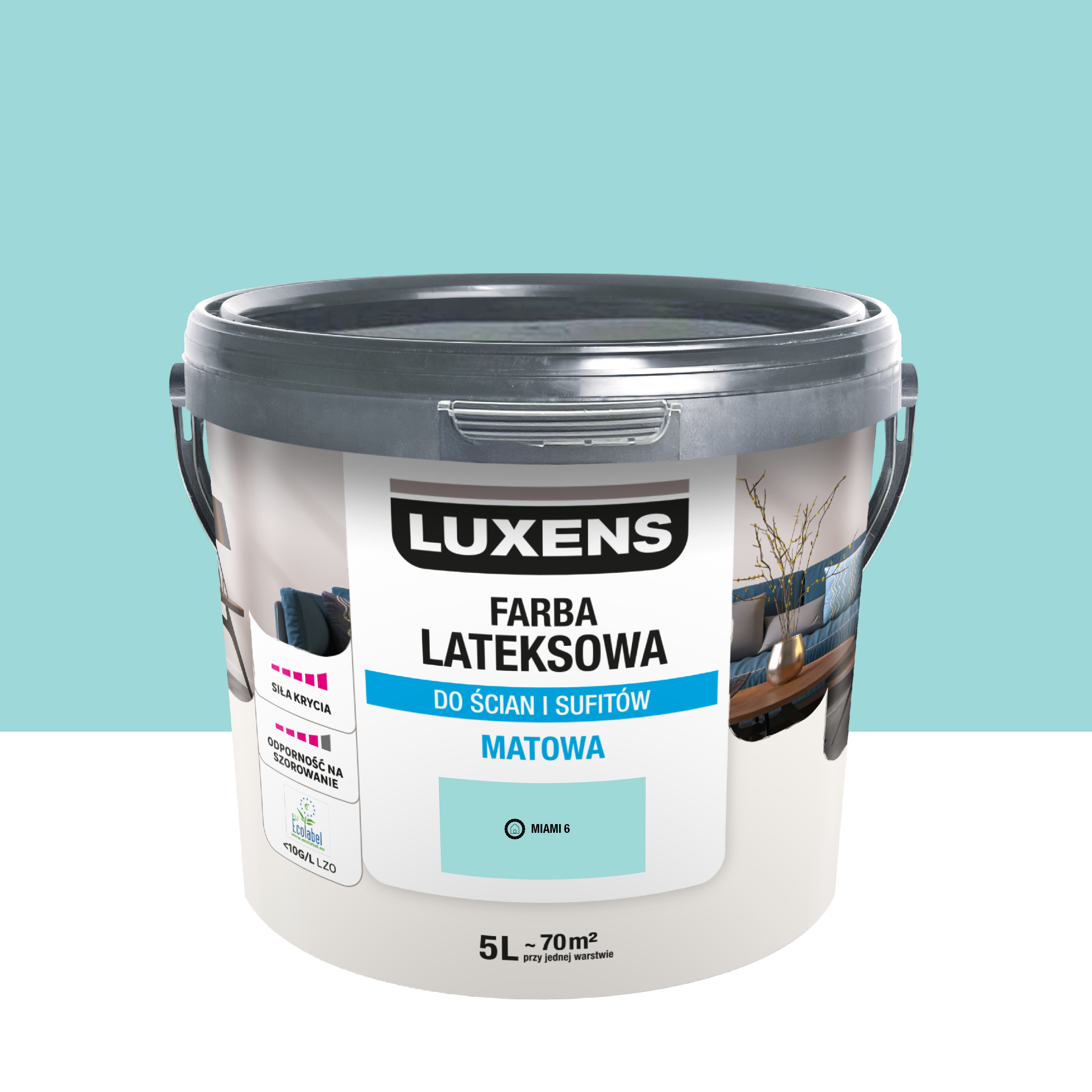 Farba lateksowa Luxens Miami 6 5 l