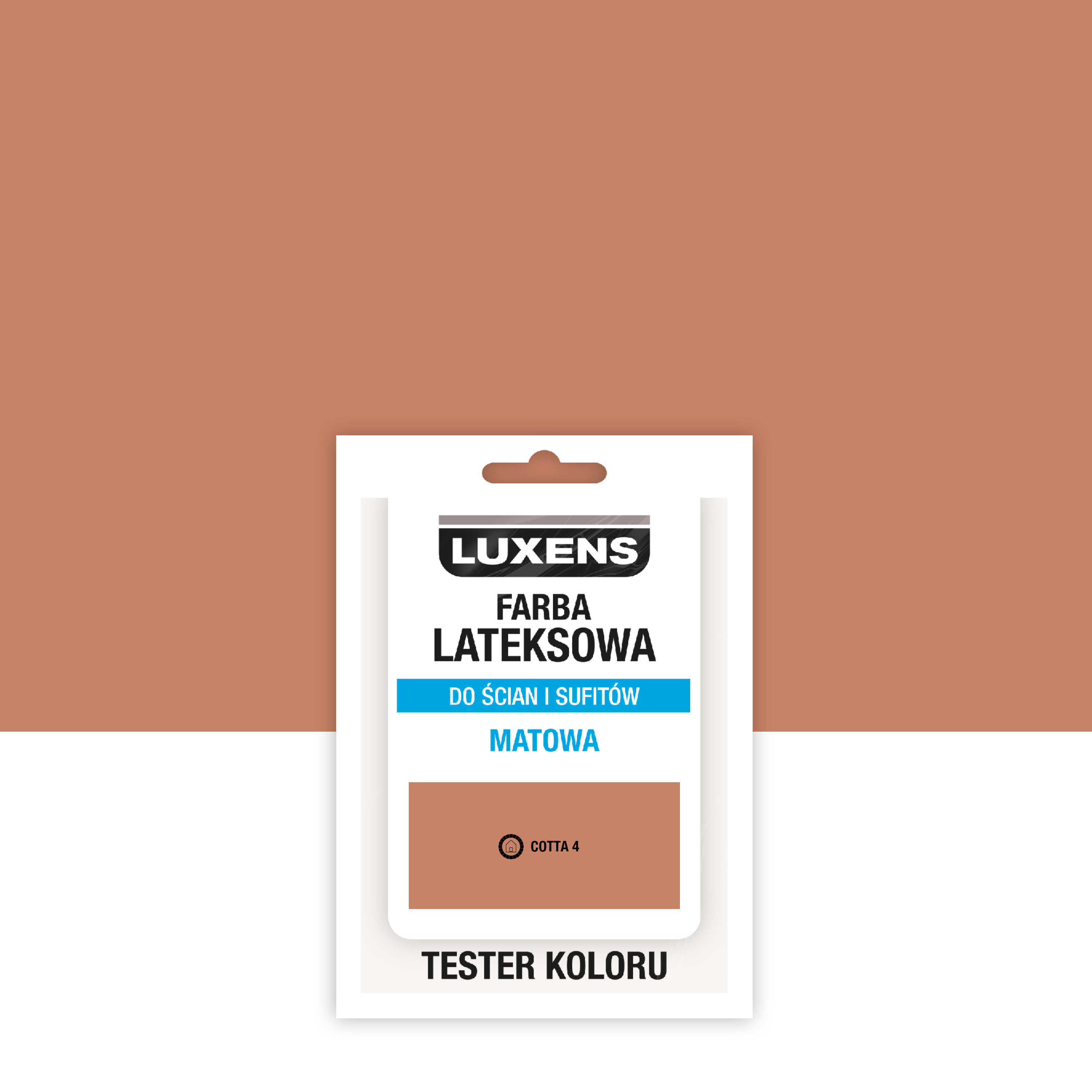 Tester farby lateksowej Luxens Cotta 4 25 ml