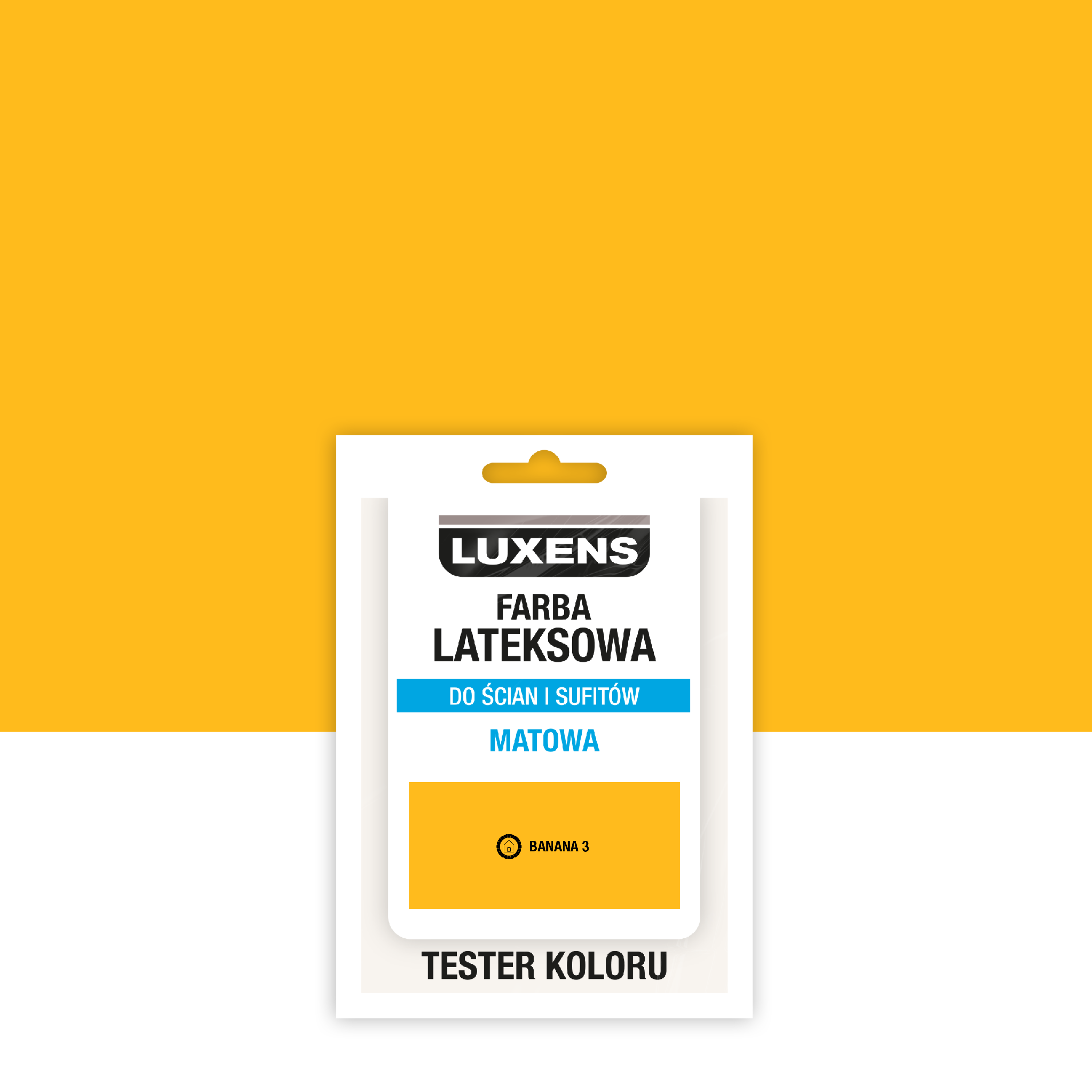 Tester farby lateksowej Luxens Banana 3 25 ml