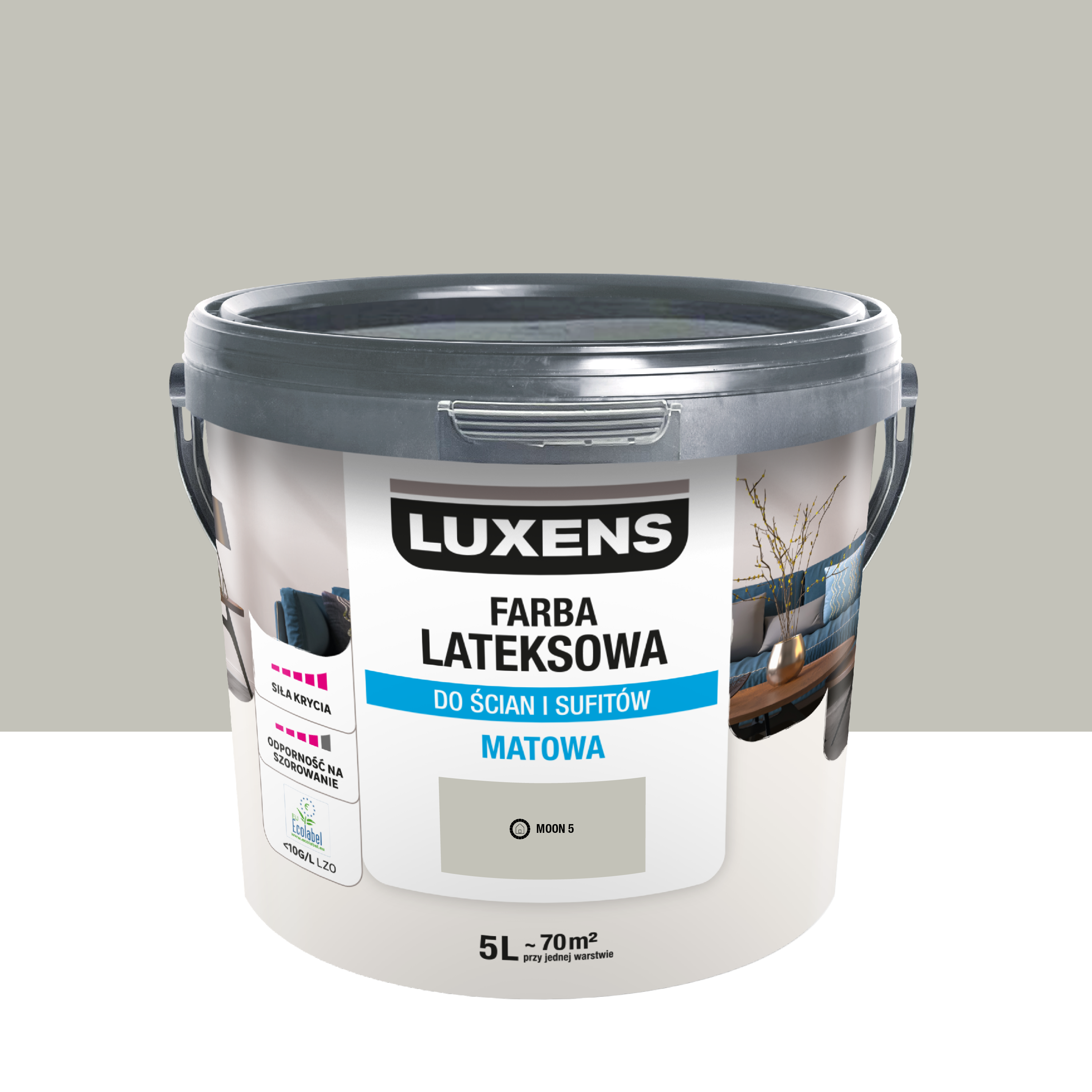 Farba lateksowa Luxens Moon 5 5 l