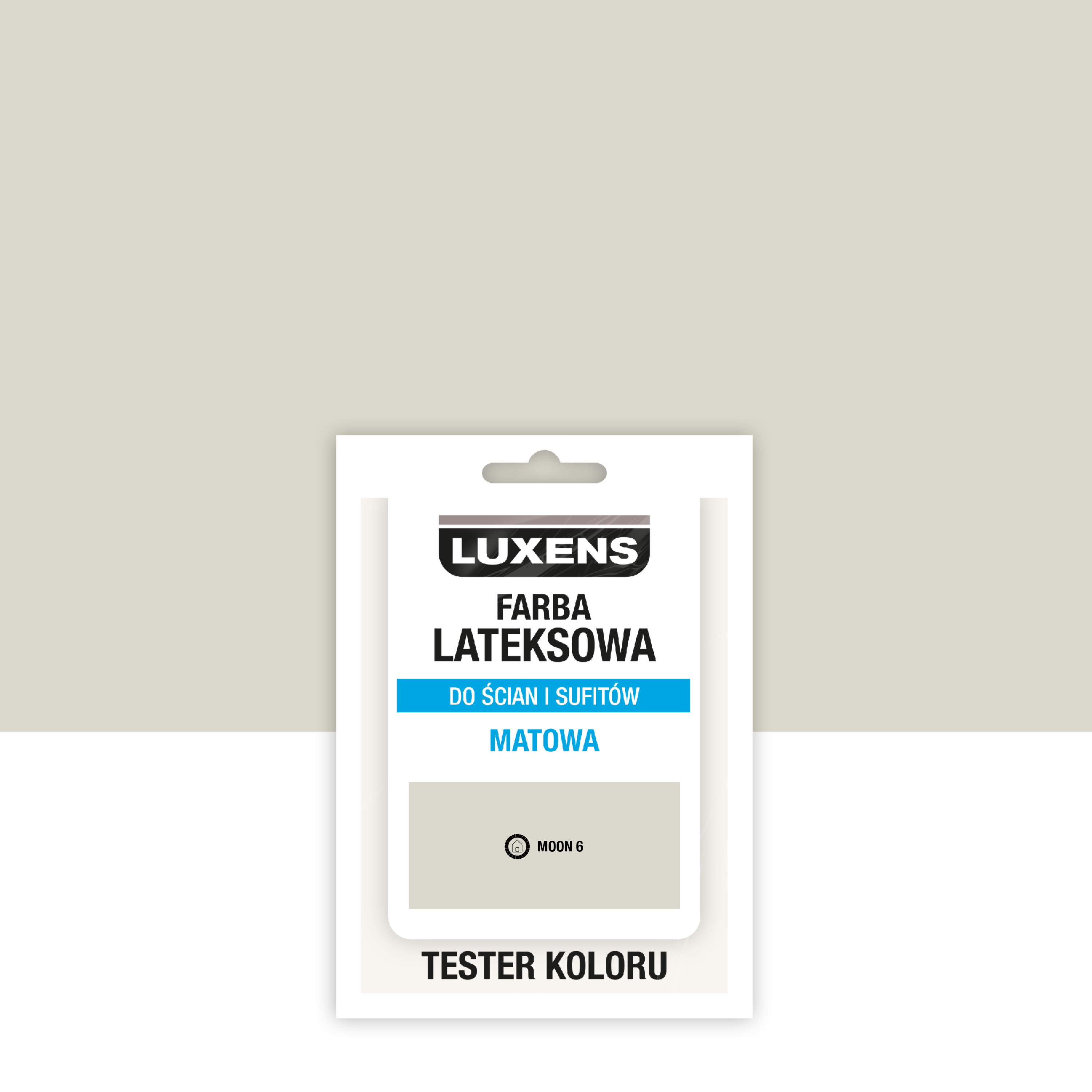 Tester farby lateksowej Luxens Moon 6 25 ml