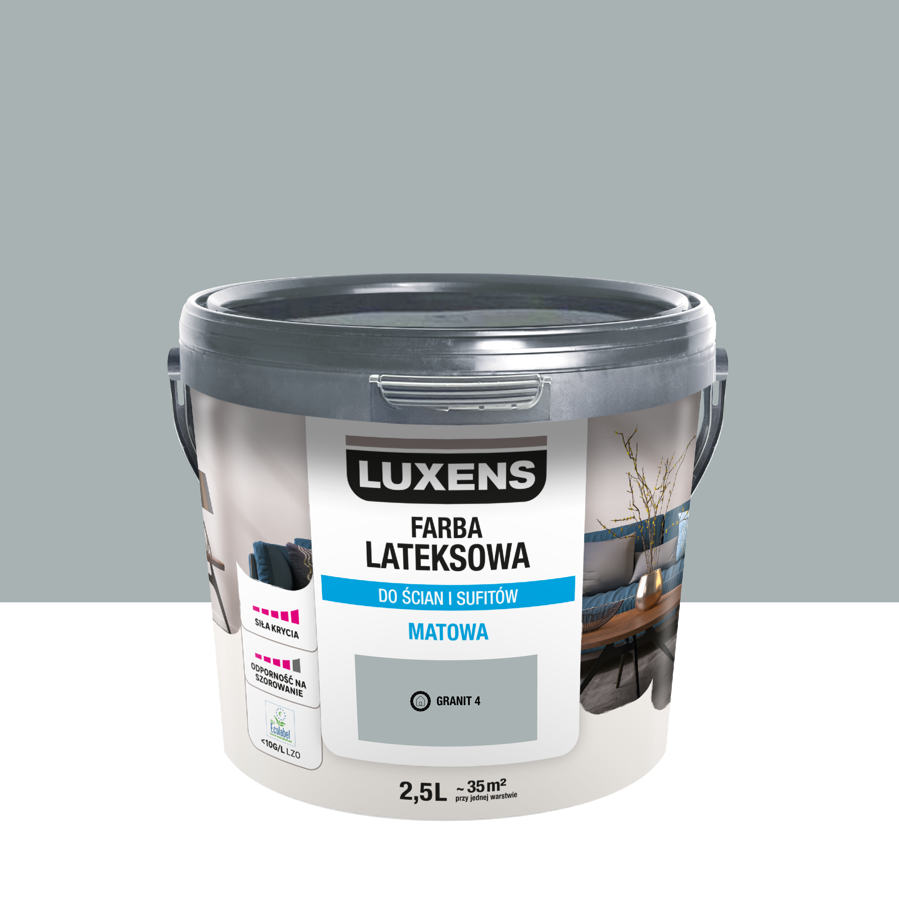 Farba lateksowa Luxens Granit 4 2.5 l