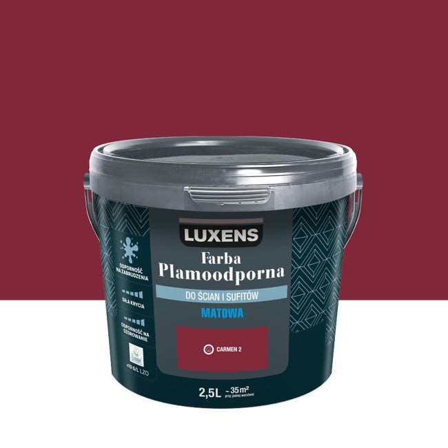 Farba luxens plamoodporna carmen 2 2 5 l 85224222
