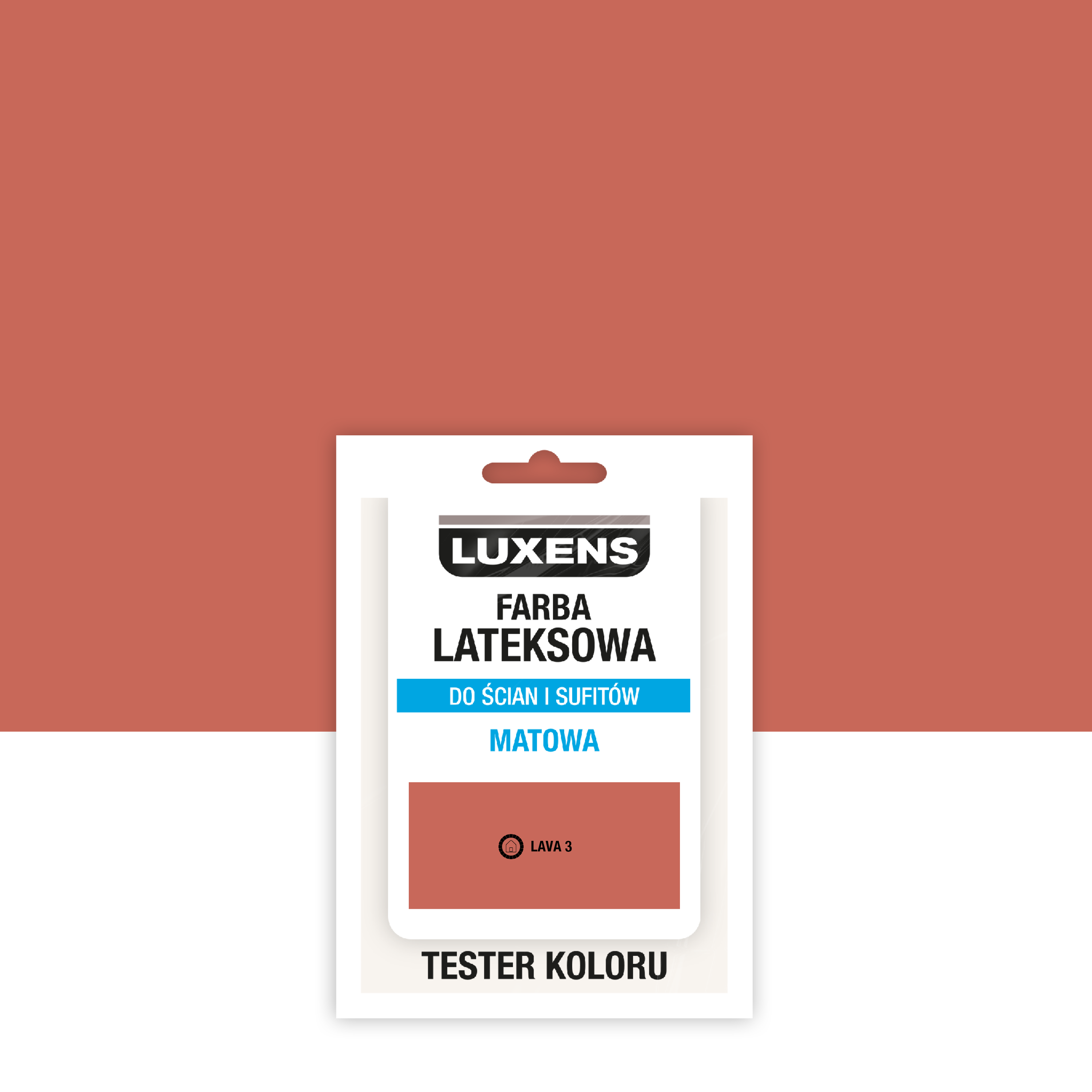 Tester farby lateksowej Luxens Lava 3 25 ml
