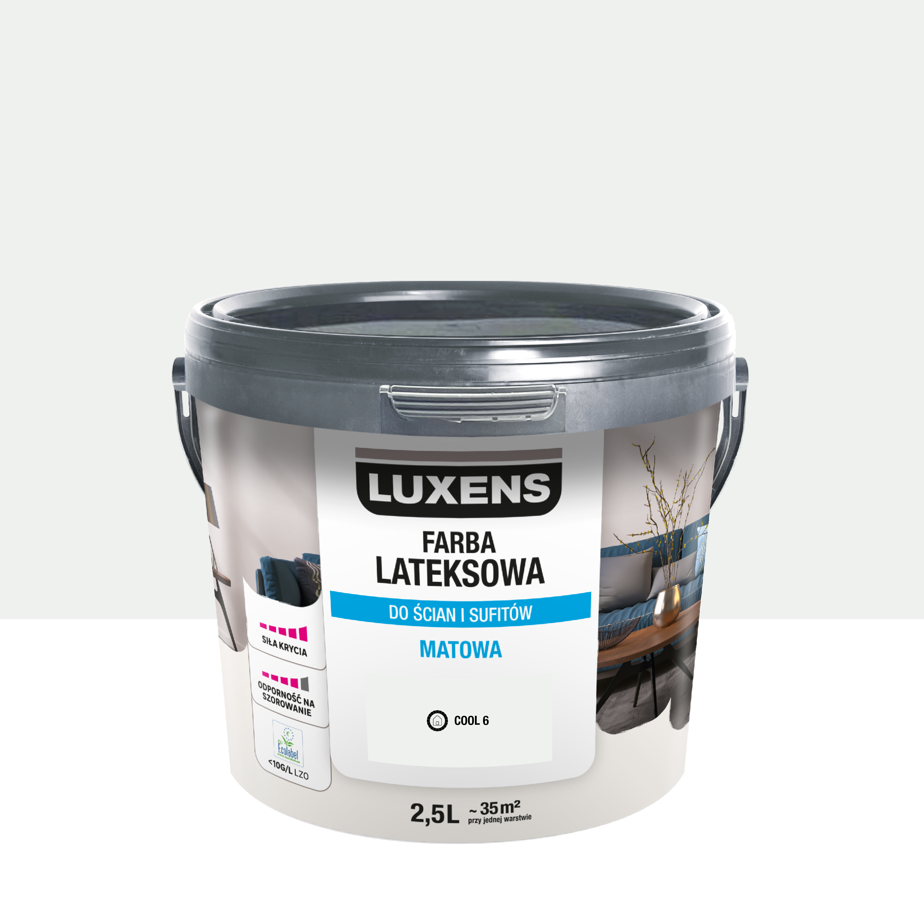 Farba lateksowa Luxens Cool 6 2.5 l