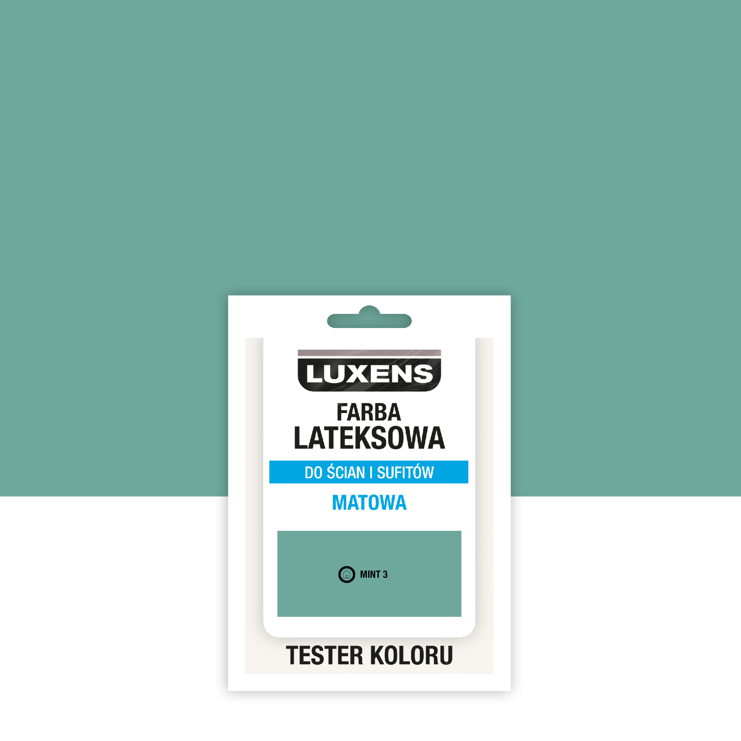 Tester farby lateksowej Luxens Mint 3 25 ml