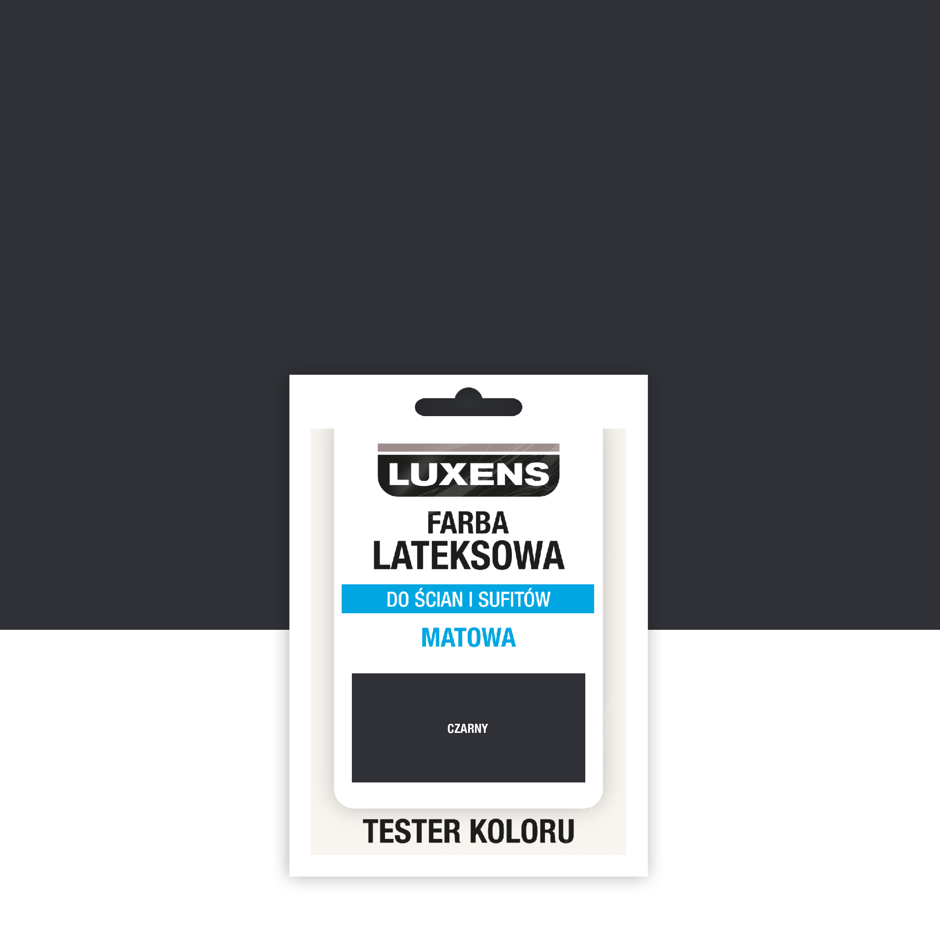 Tester farby lateksowej Luxens Black 0 25 ml