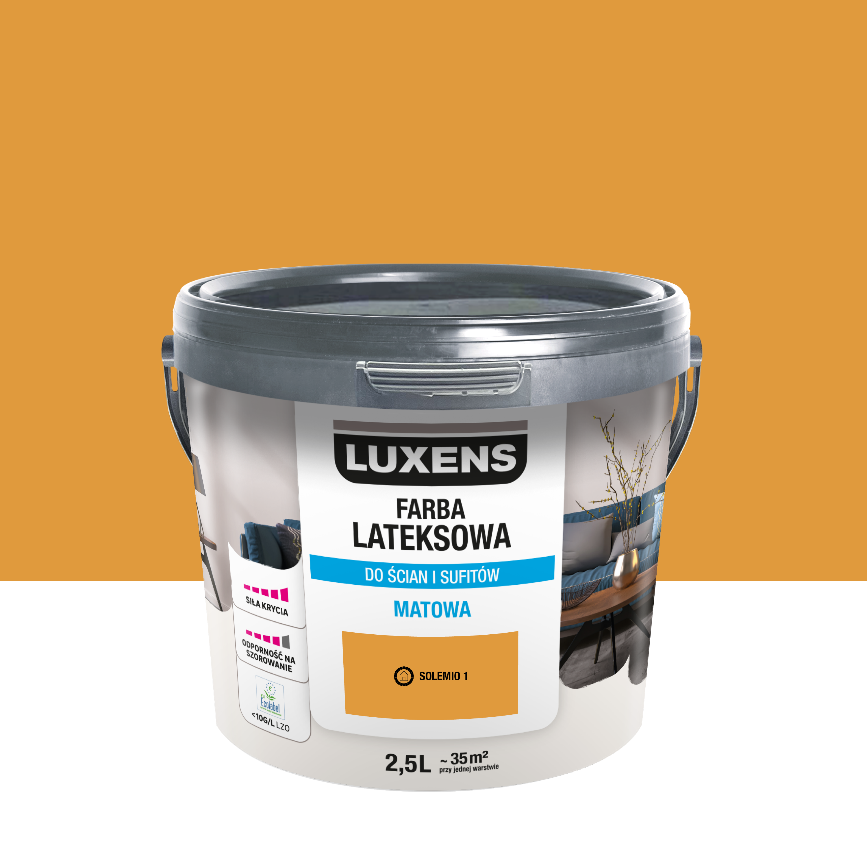 Farba lateksowa Luxens Solemio 1 2.5 l