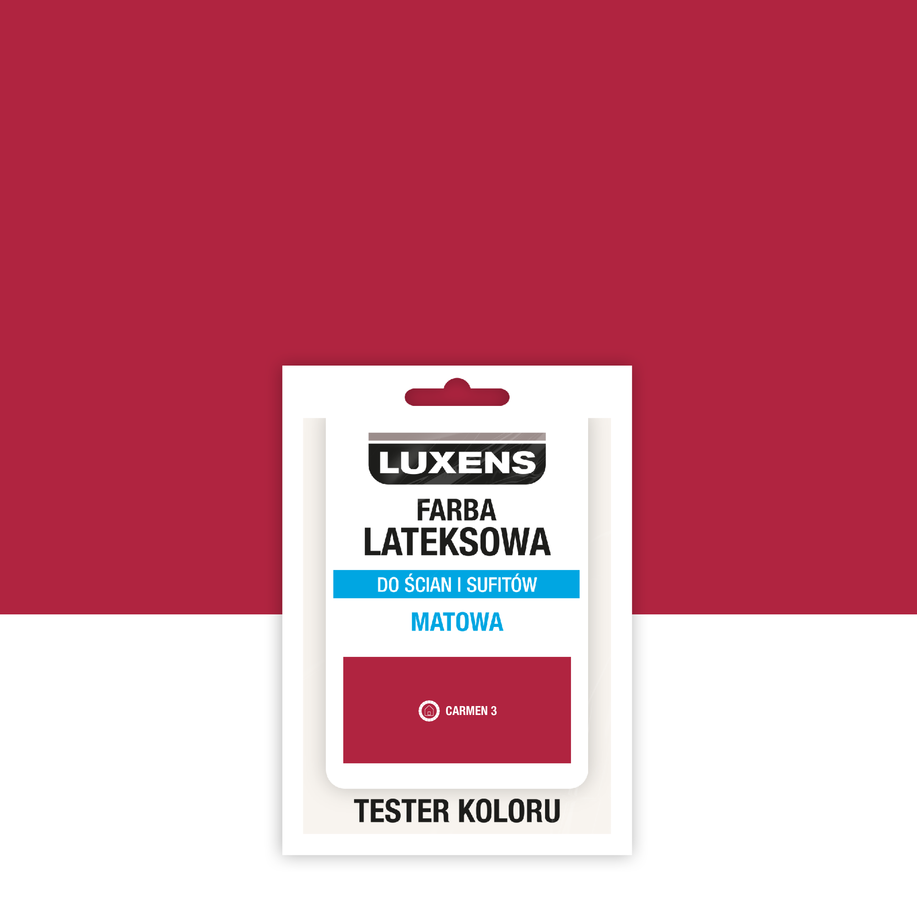 Tester farby lateksowej Luxens Carmen 3 25 ml