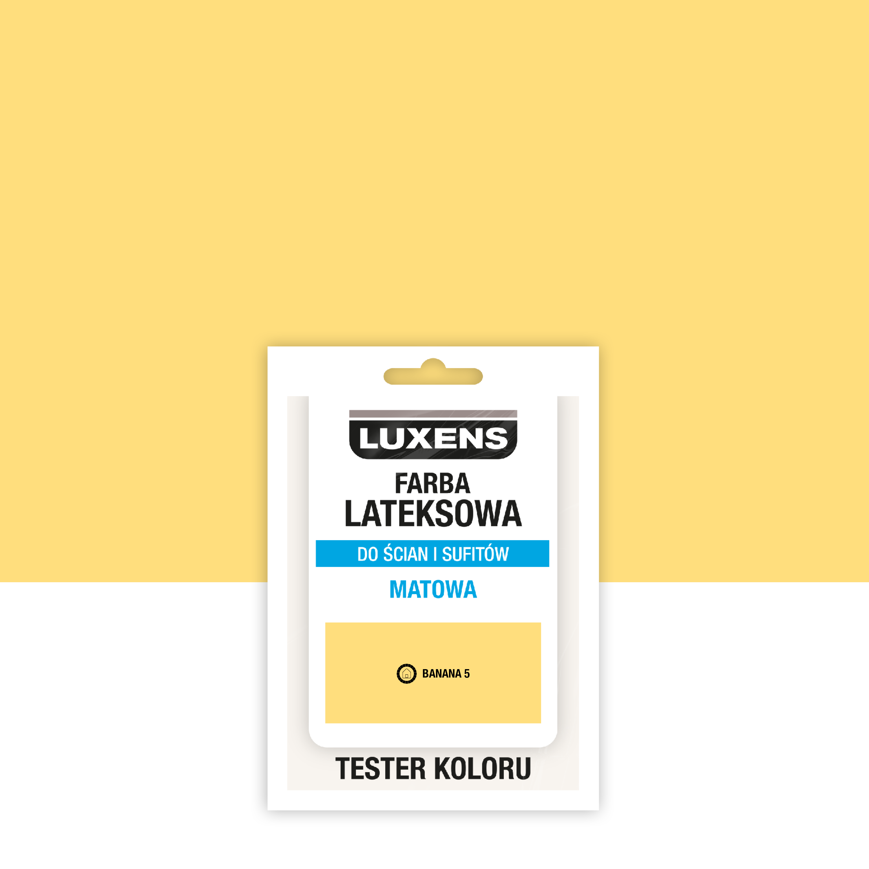 Tester farby lateksowej Luxens Banana 5 25 ml