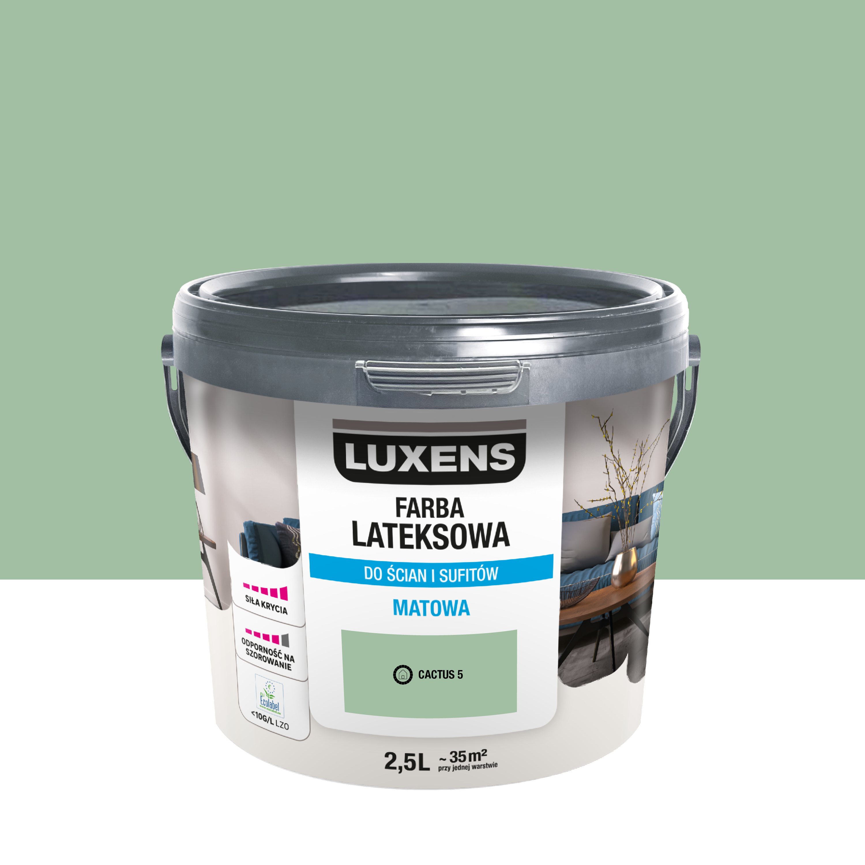 Farba lateksowa Luxens Cactus 5 2.5 l