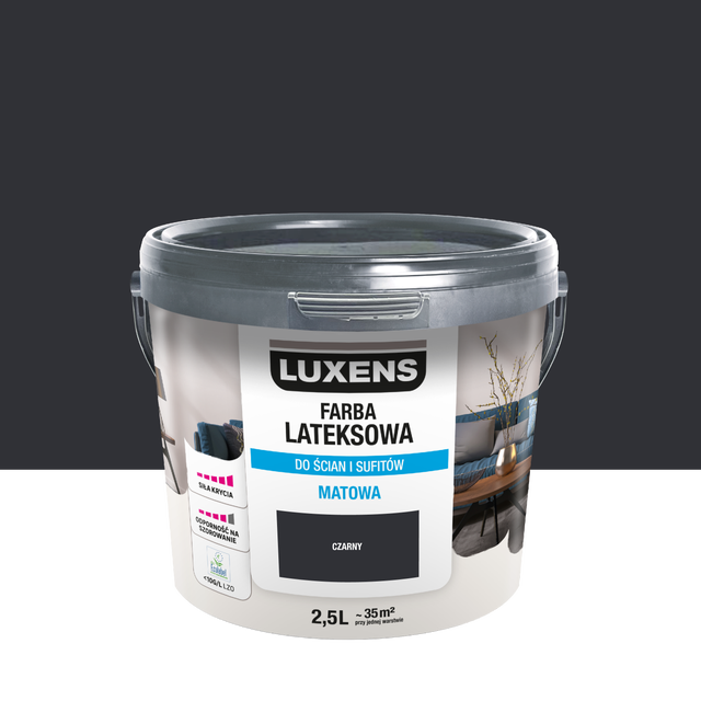 Farba lateksowa Luxens Black 2.5 l 
