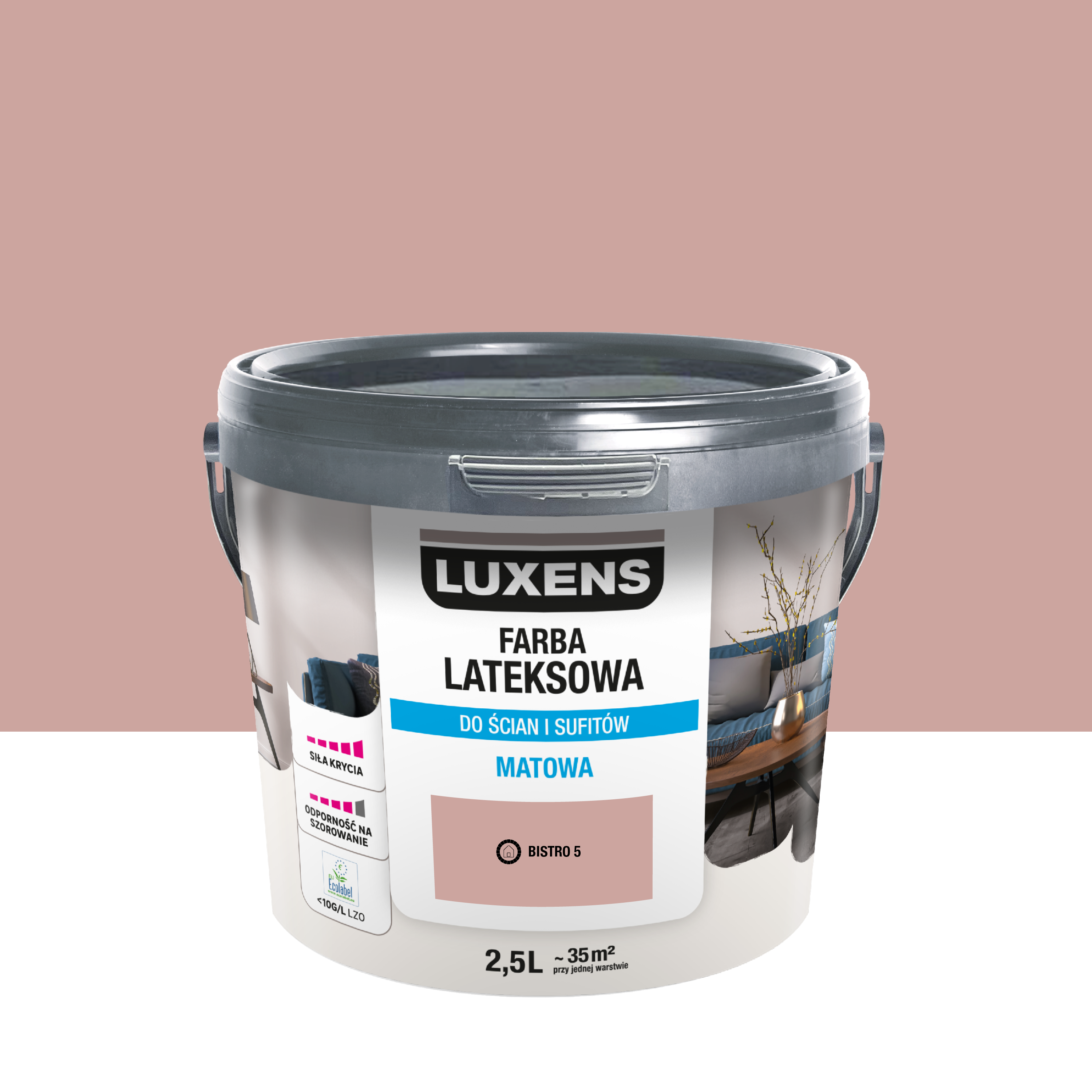 Farba lateksowa Luxens Bistro 5 2.5 l