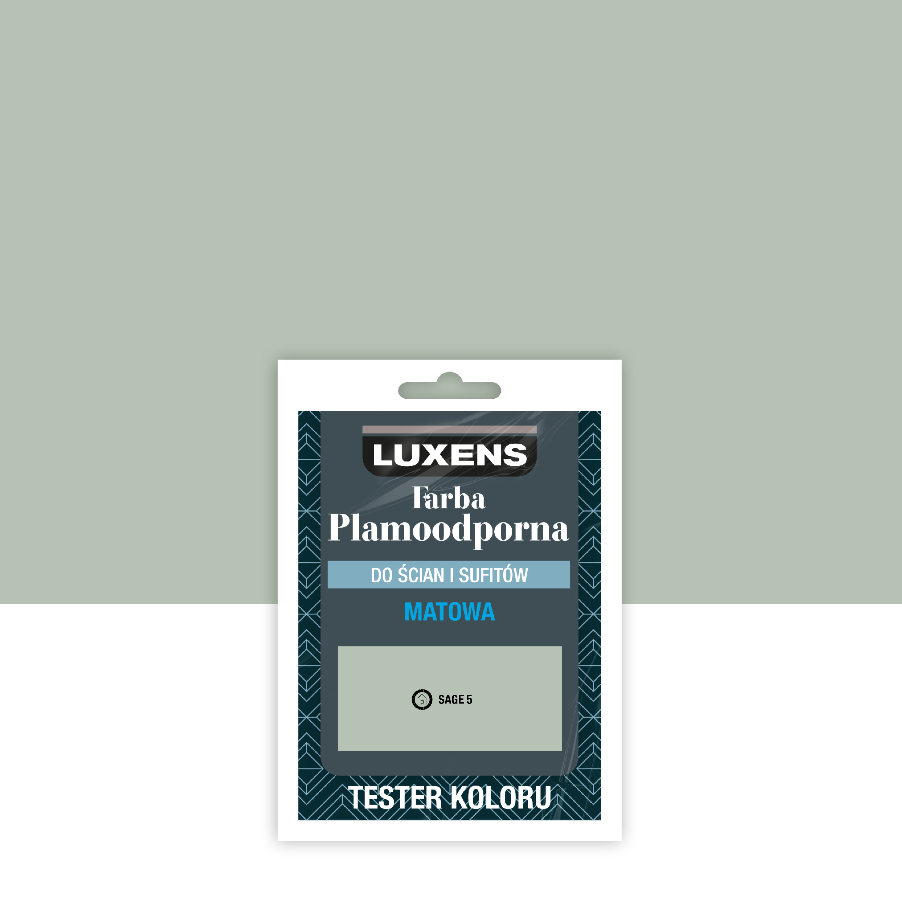 Tester farby Luxens Plamoodporna Sage 5 25 ml