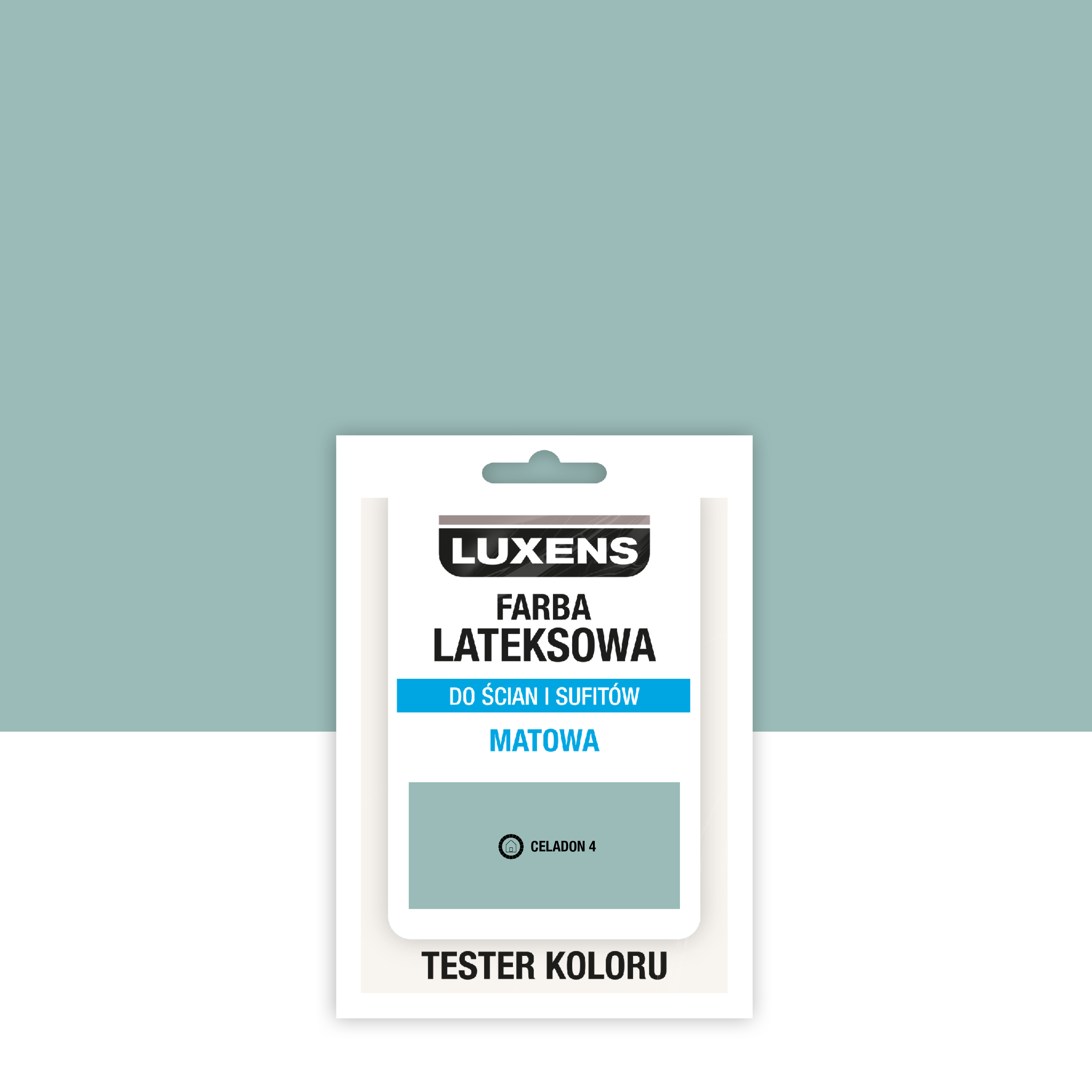 Tester farby lateksowej Luxens Celadon 4 25 ml