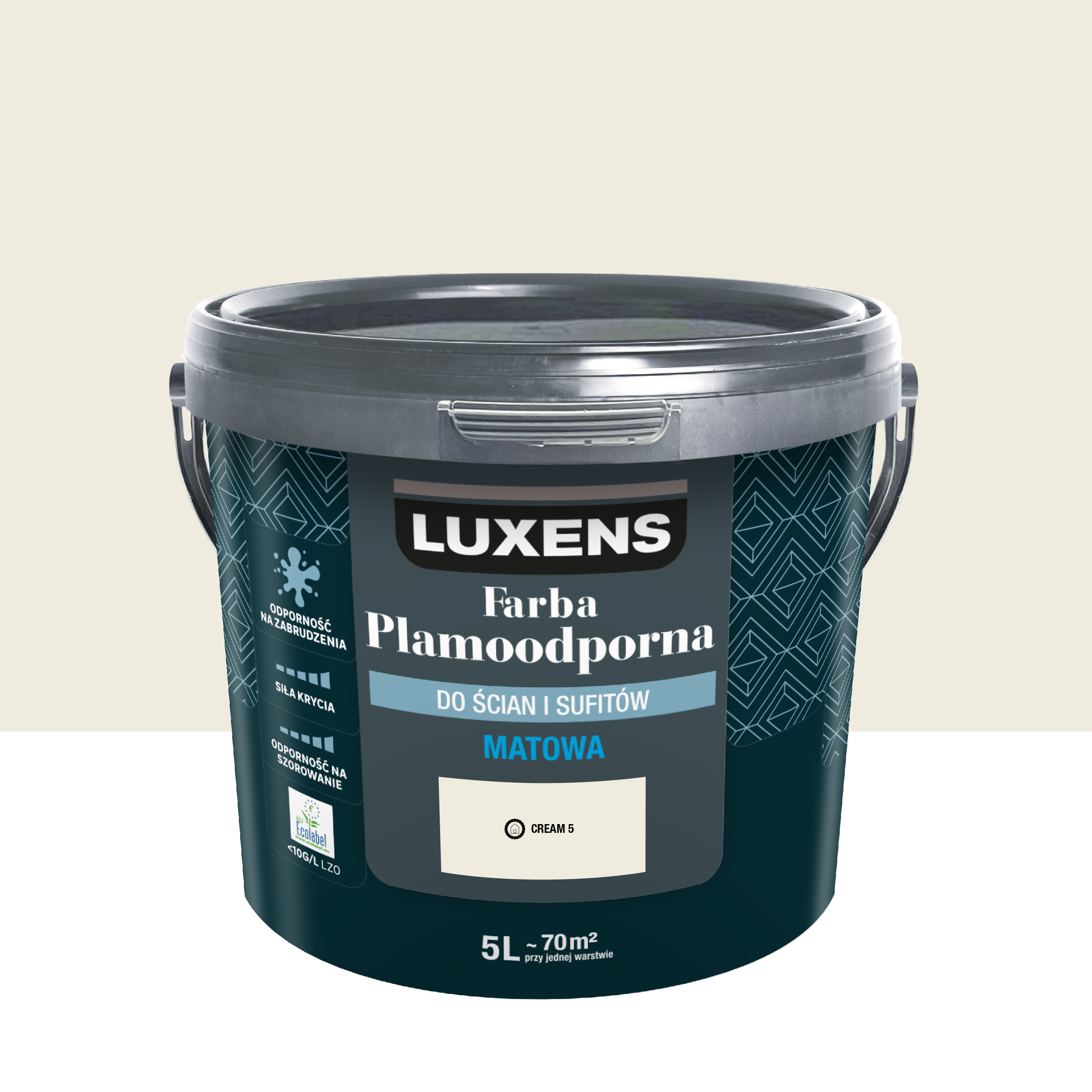 Farba Luxens Plamoodporna Cream 5 5 l