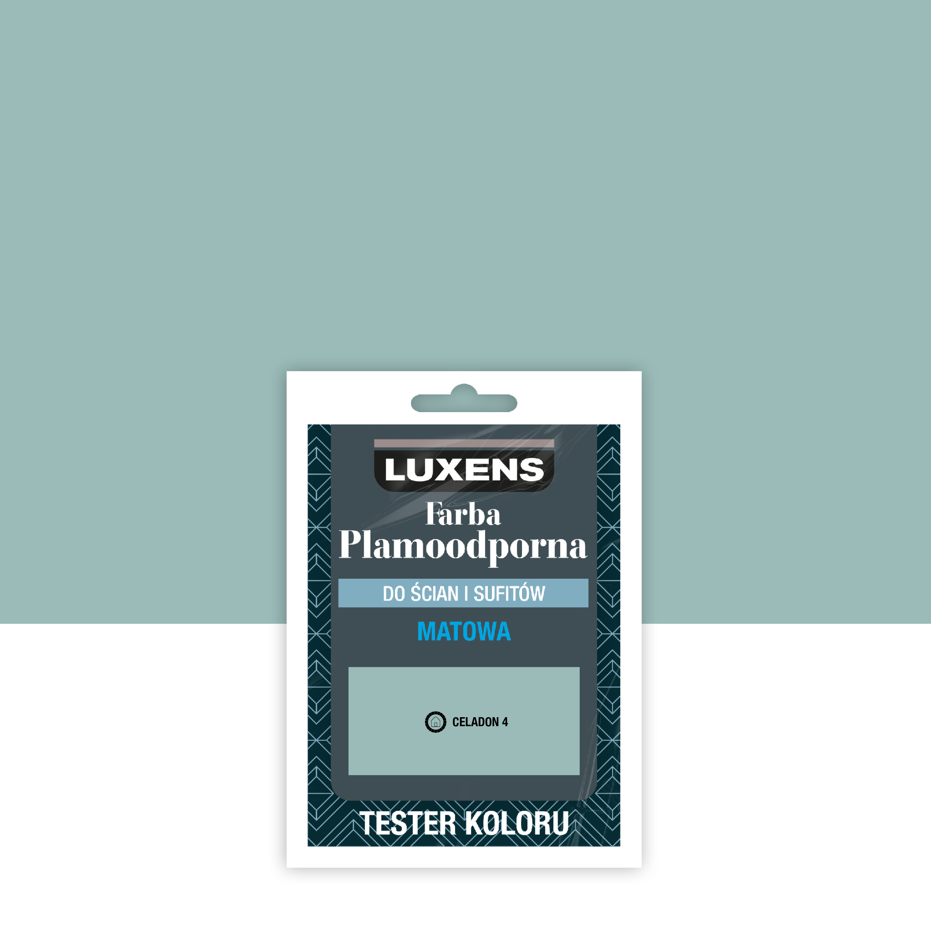 Tester farby Luxens Plamoodporna Celadon 4 25 ml