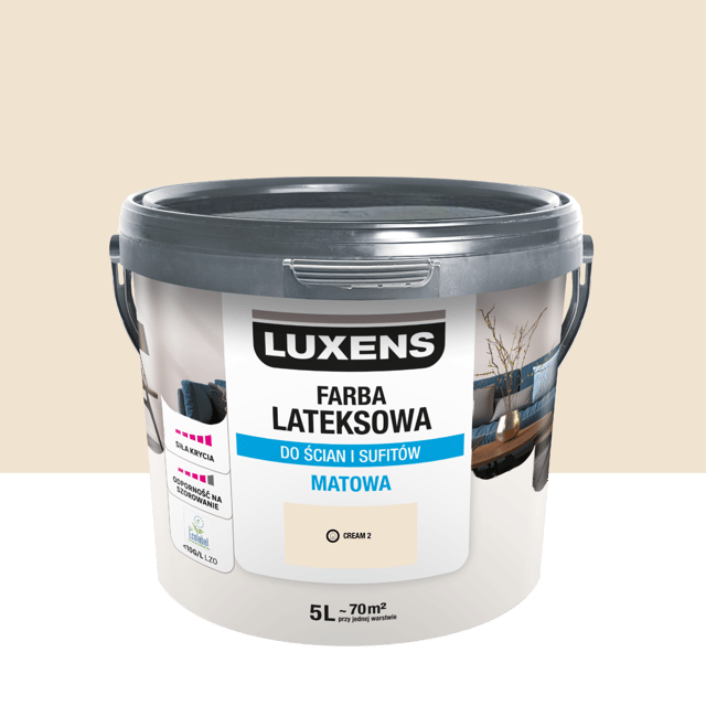 Farba lateksowa Luxens Cream 2 5 l 